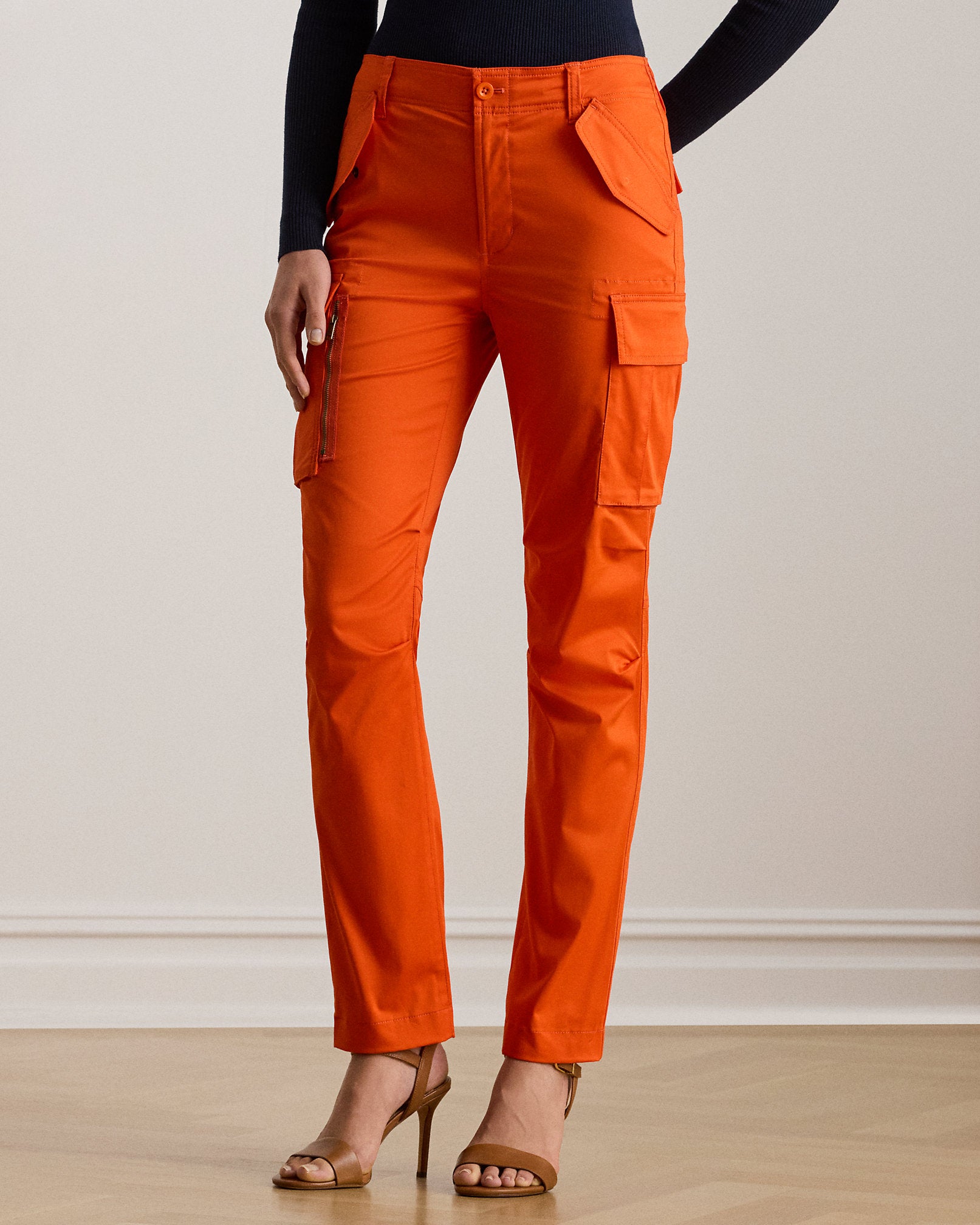 Ralph Lauren Cotton Sateen Cargo Pant