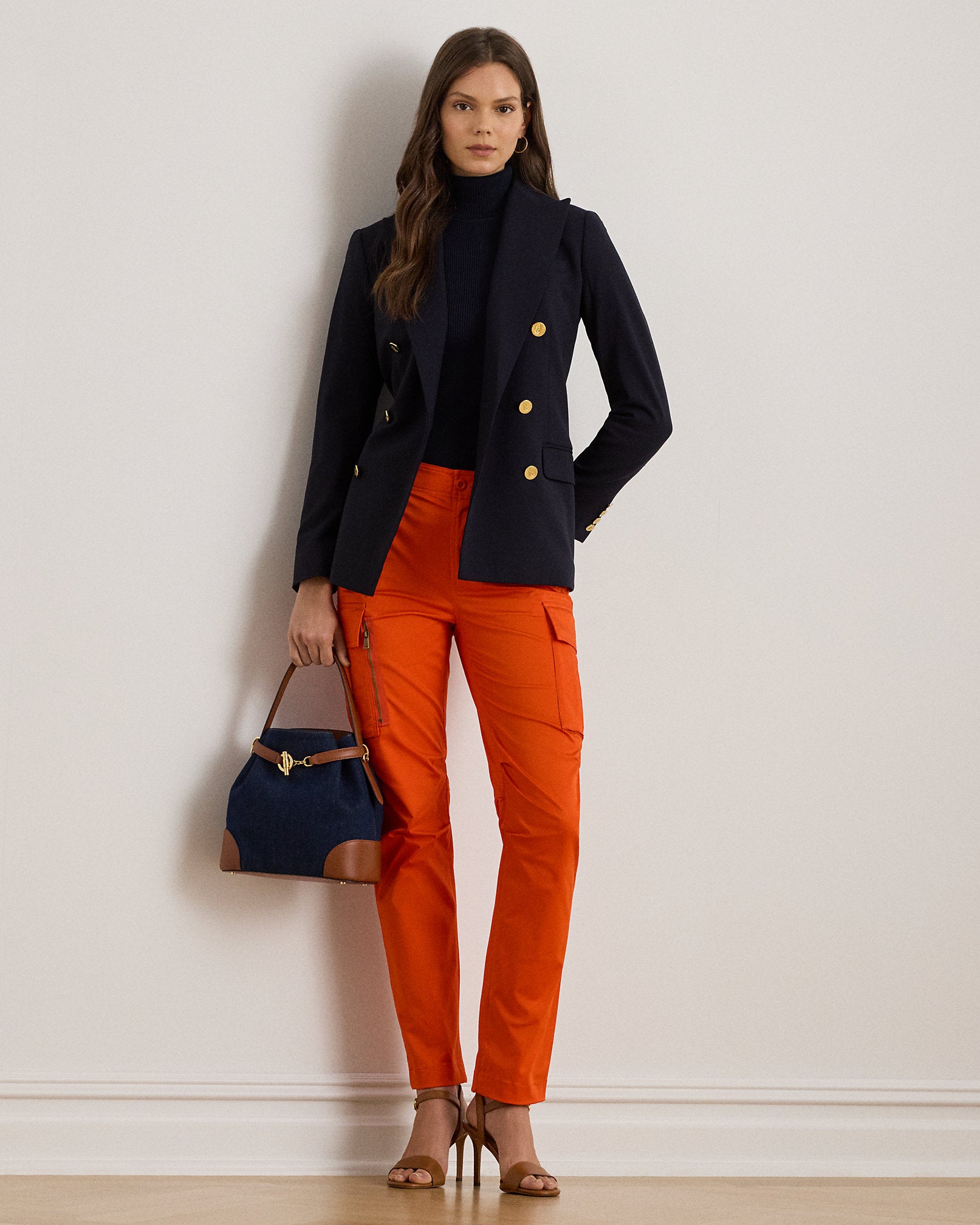 Ralph Lauren Cotton Sateen Cargo Pant