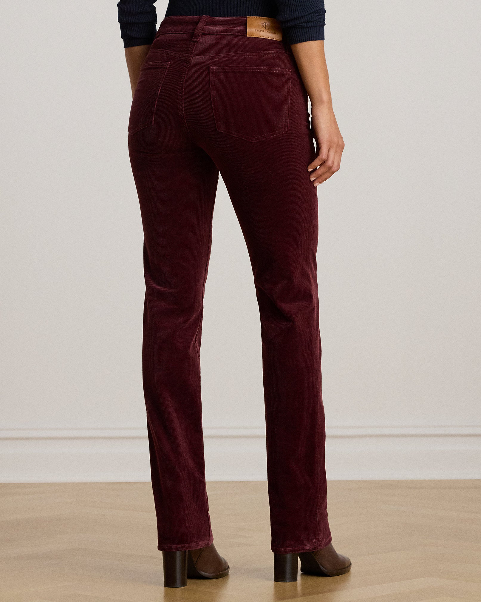 Ralph Lauren Stretch Corduroy MidRise Straight Pant