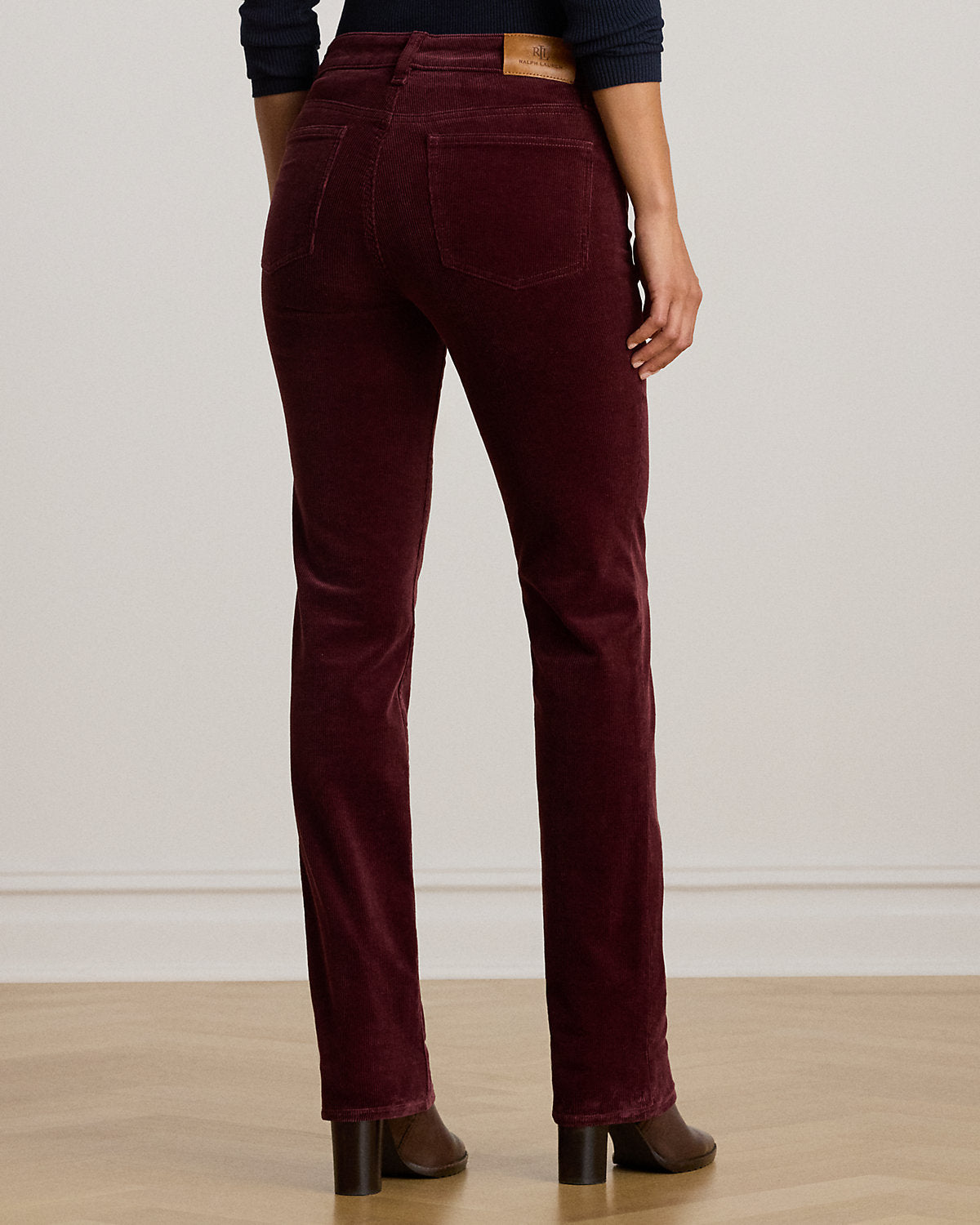 Ralph Lauren Stretch Corduroy MidRise Straight Pant