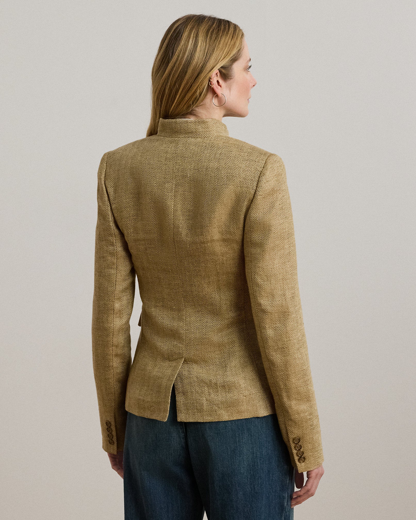 Ralph Lauren Herringbone Linen Jacket