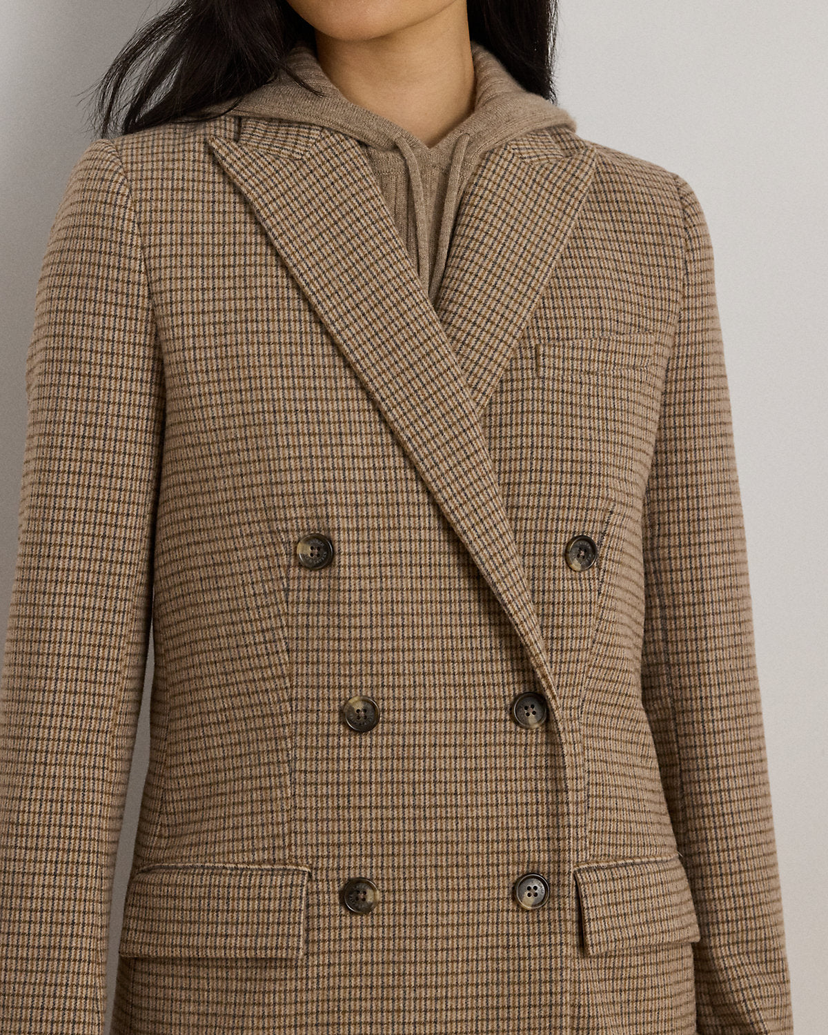 Ralph Lauren DoubleBreasted WoolBlend Twill Blazer