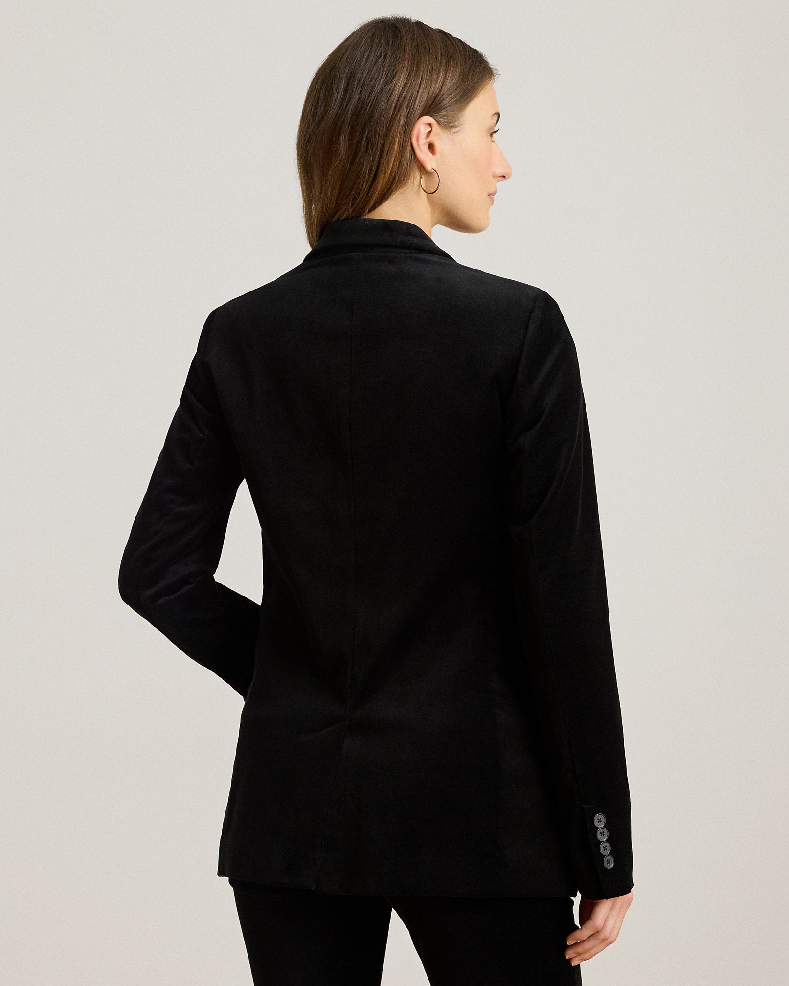 Ralph Lauren Stretch Velvet Blazer