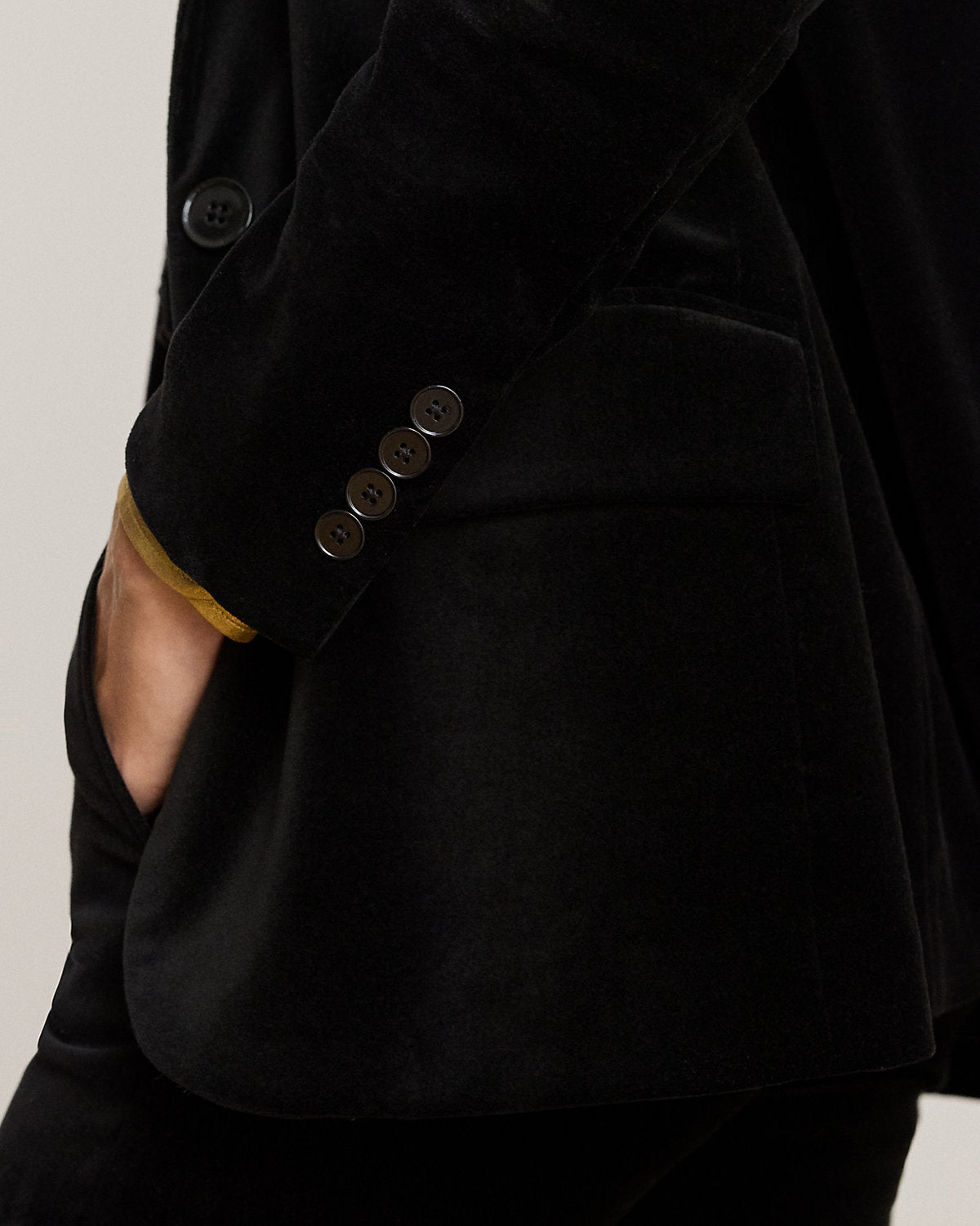 Ralph Lauren Stretch Velvet Blazer
