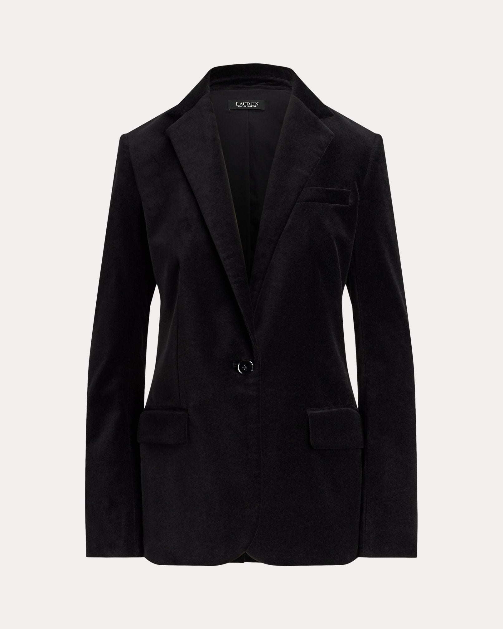 Ralph Lauren Stretch Velvet Blazer