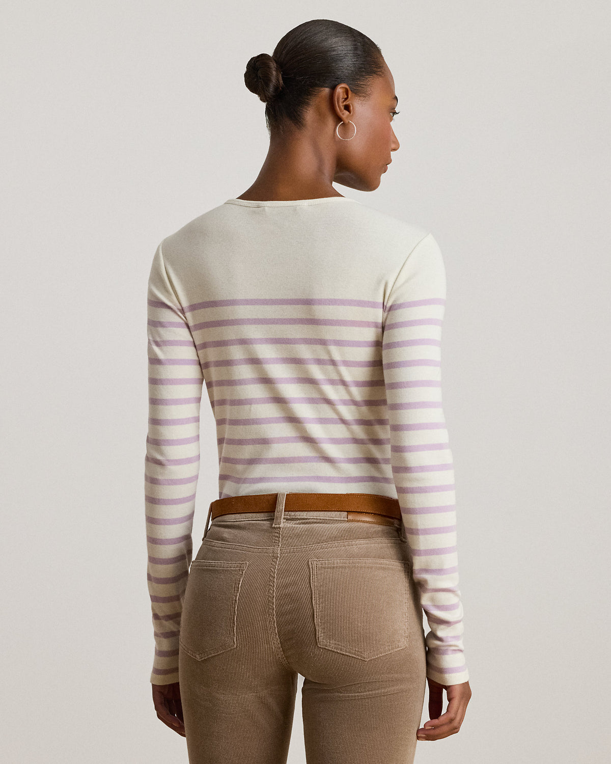 Ralph Lauren Striped Cotton LongSleeve Tee
