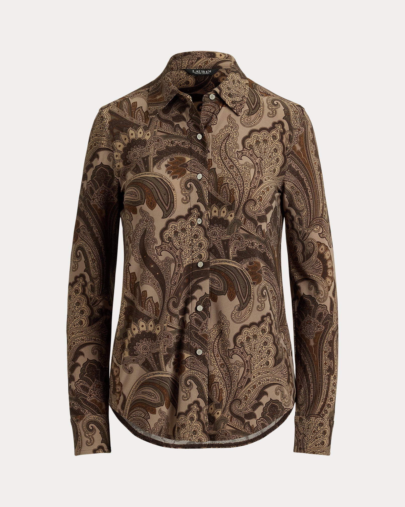 Ralph Lauren Slim Fit Paisley Jersey Shirt