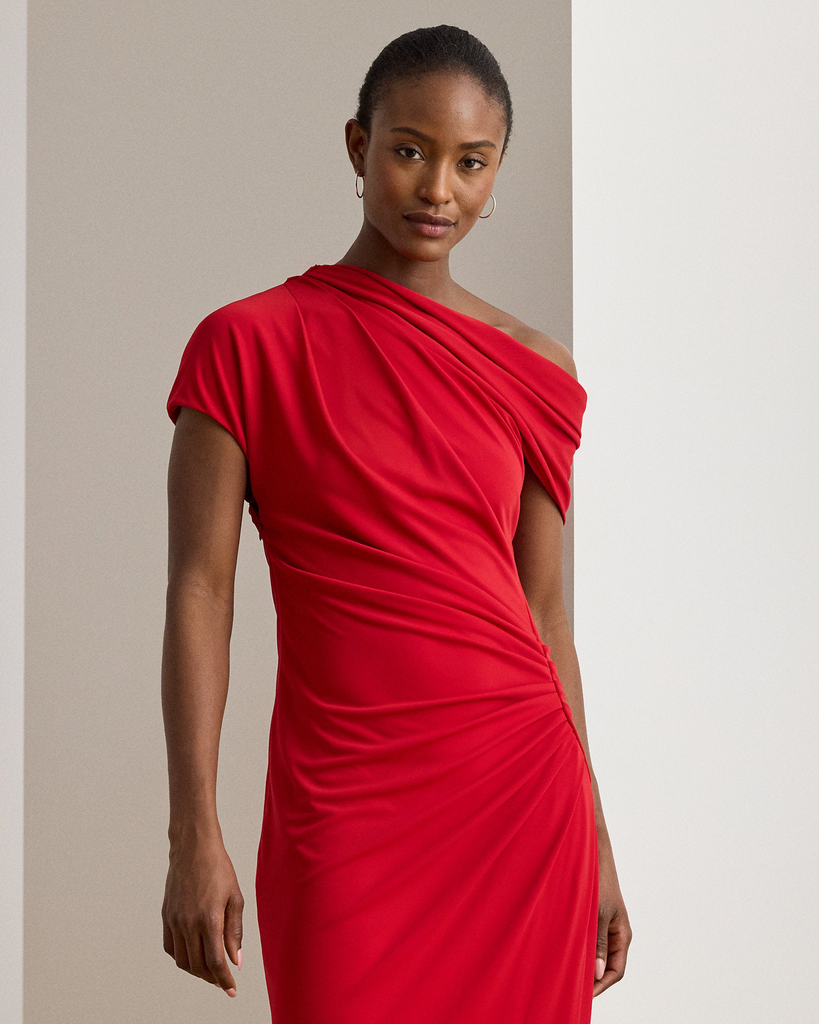 Ralph Lauren Stretch Jersey OfftheShoulder Dress
