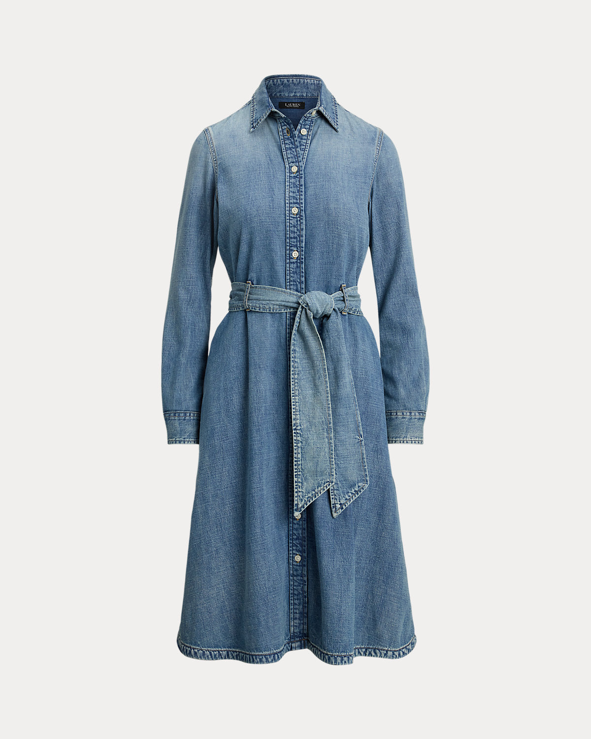 Ralph Lauren Belted Denim Shirtdress