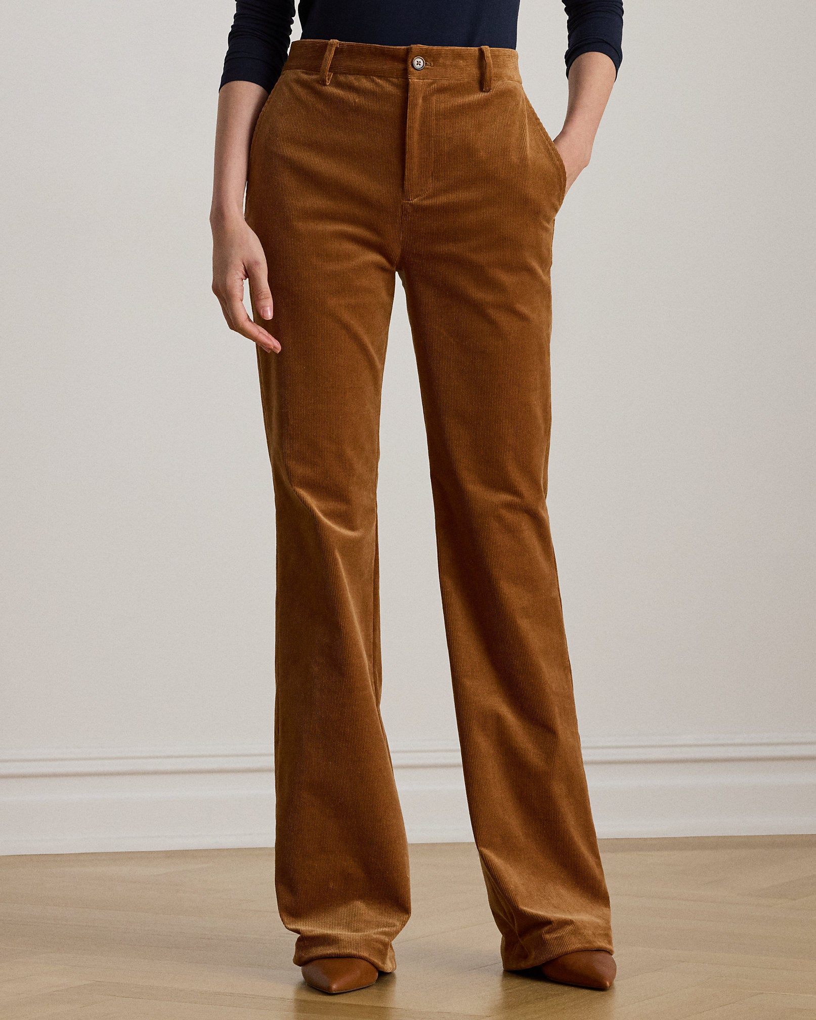 Ralph Lauren HighRise Corduroy Flare Pant