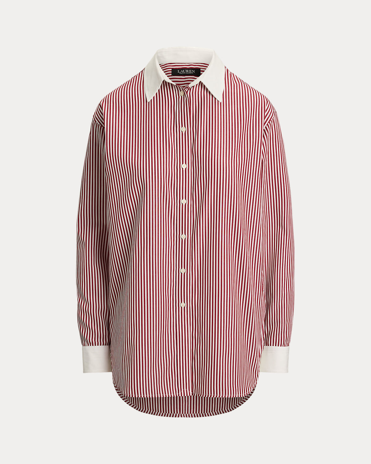 Ralph Lauren Striped Cotton Broadcloth Shirt