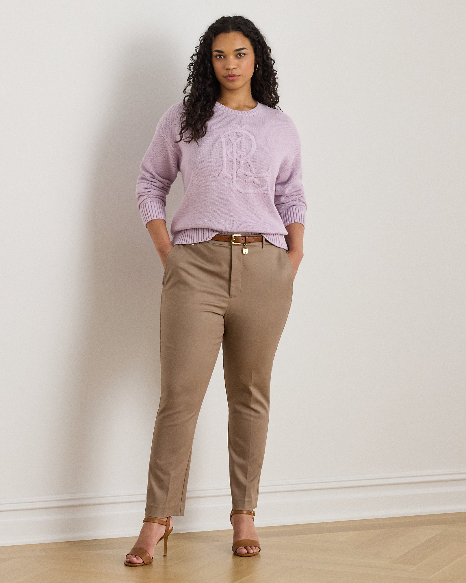 Ralph Lauren DoubleFaced Stretch Cotton Pant