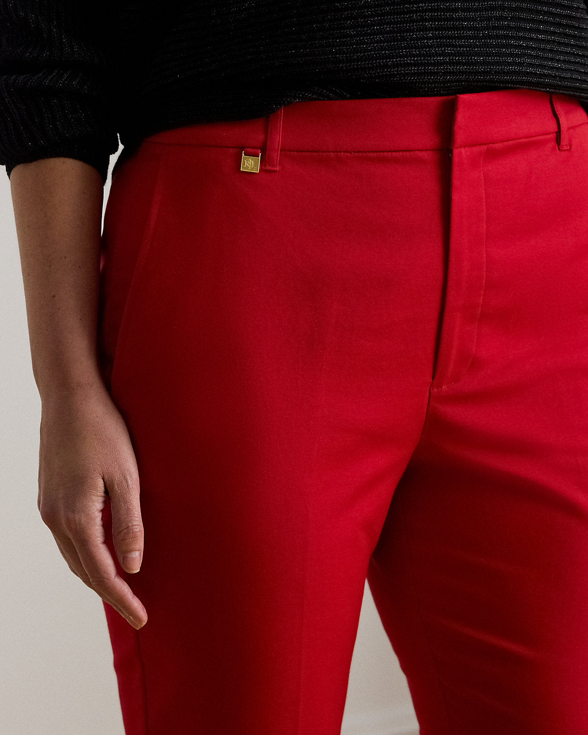 Ralph Lauren DoubleFaced Stretch Cotton Pant