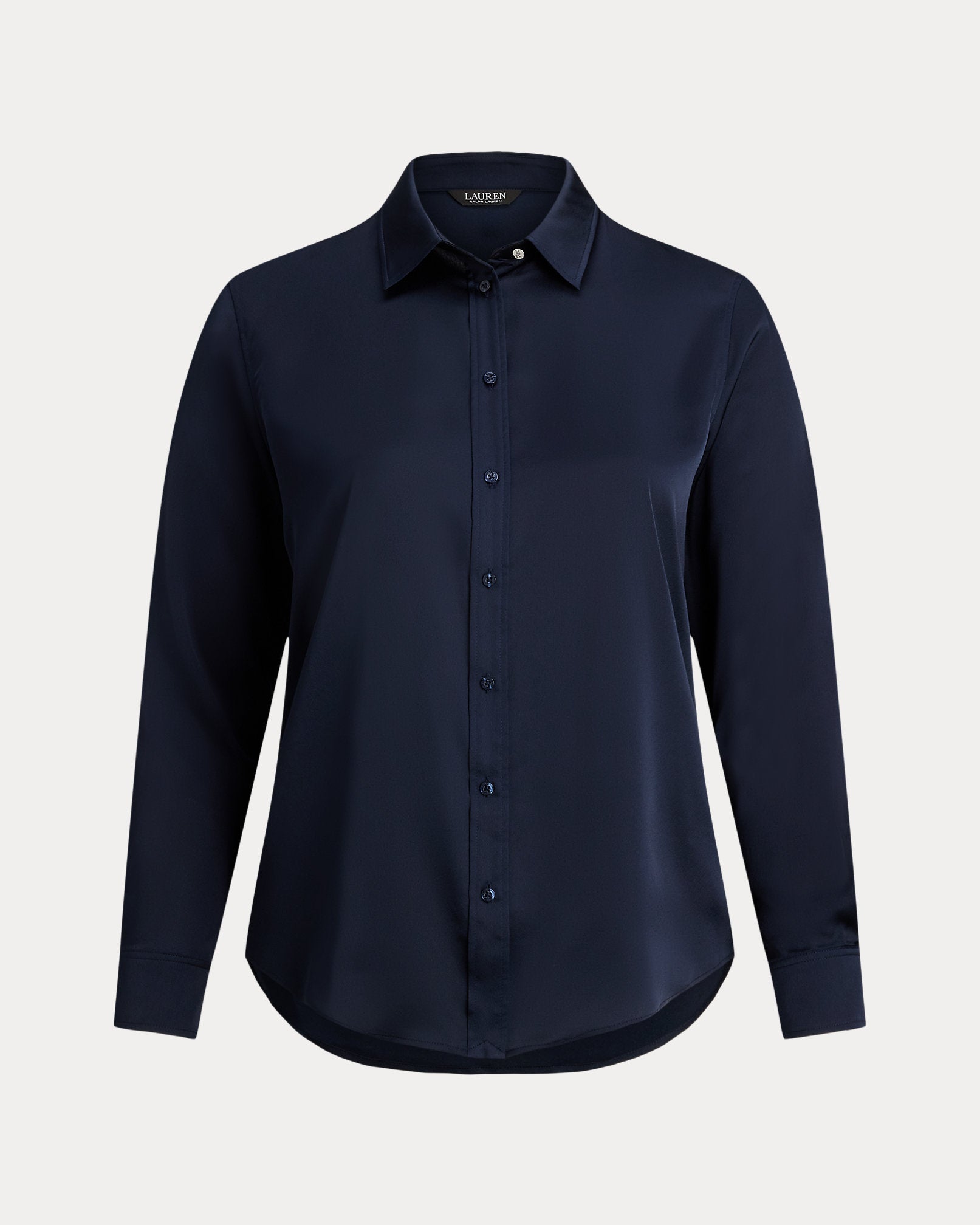 Ralph Lauren Classic Fit Satin Charmeuse Shirt