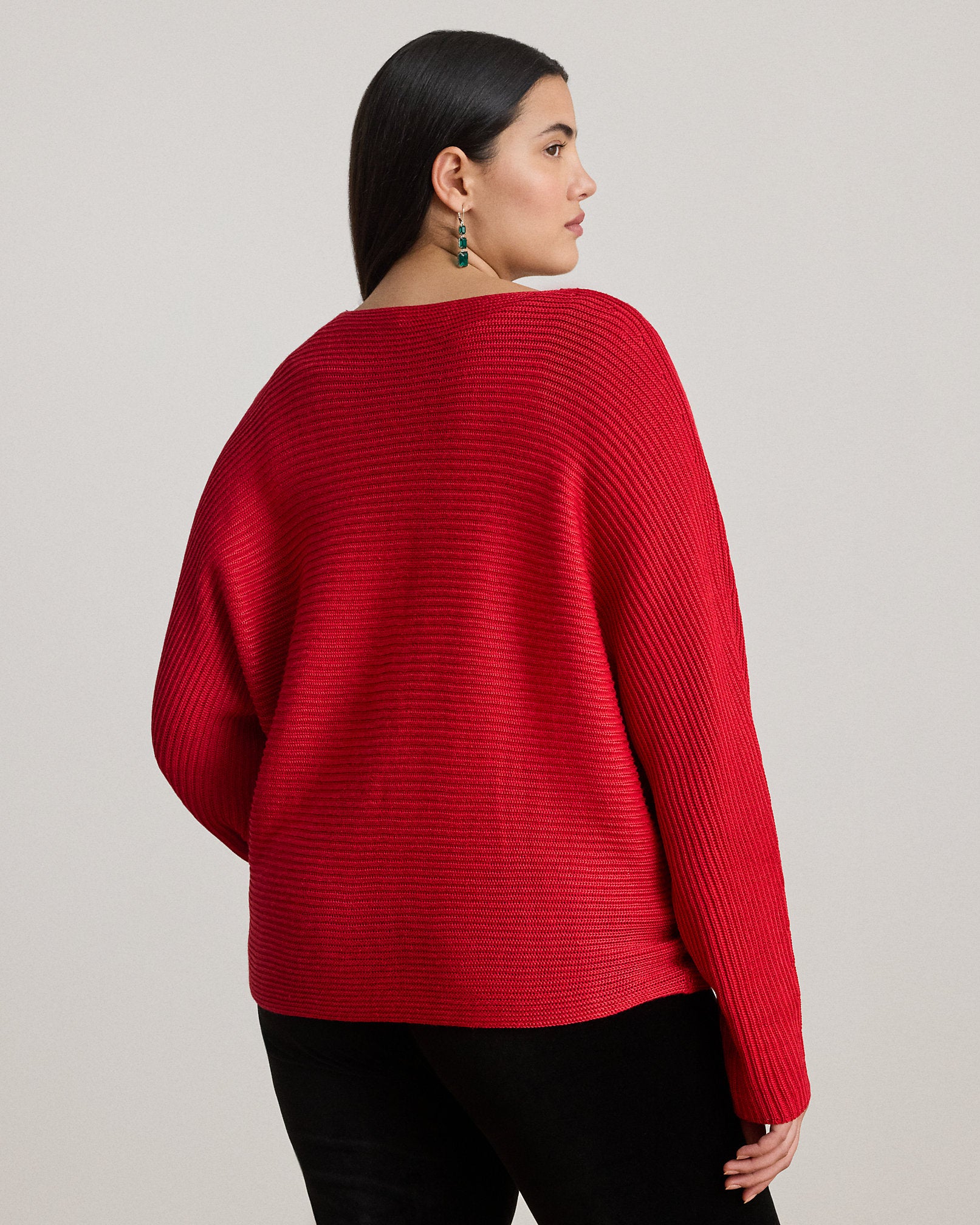Ralph Lauren RibKnit DolmanSleeve Sweater