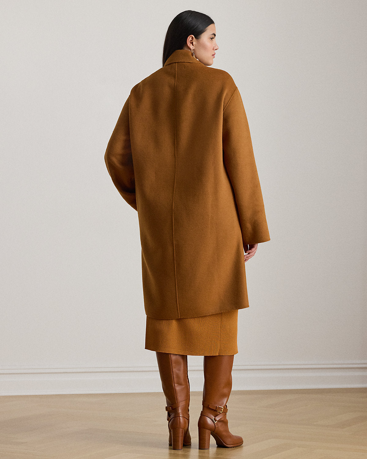 Ralph Lauren DoubleBreasted WoolBlend Cocoon Coat