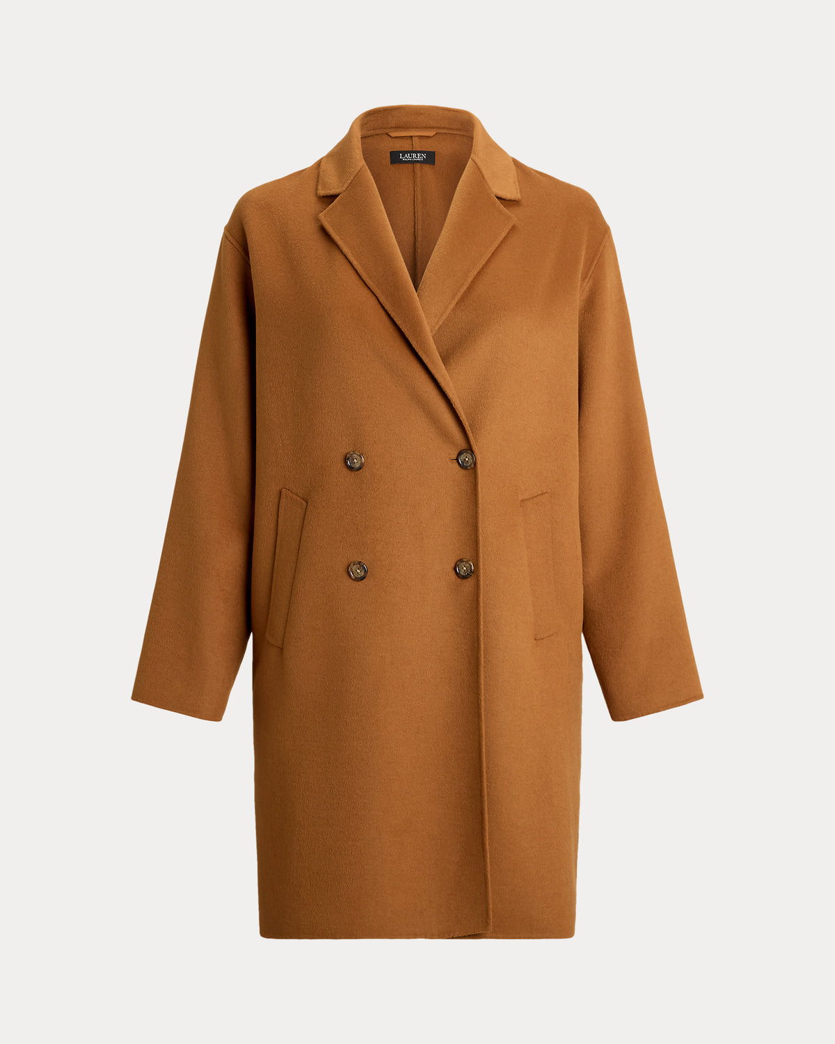 Ralph Lauren DoubleBreasted WoolBlend Cocoon Coat