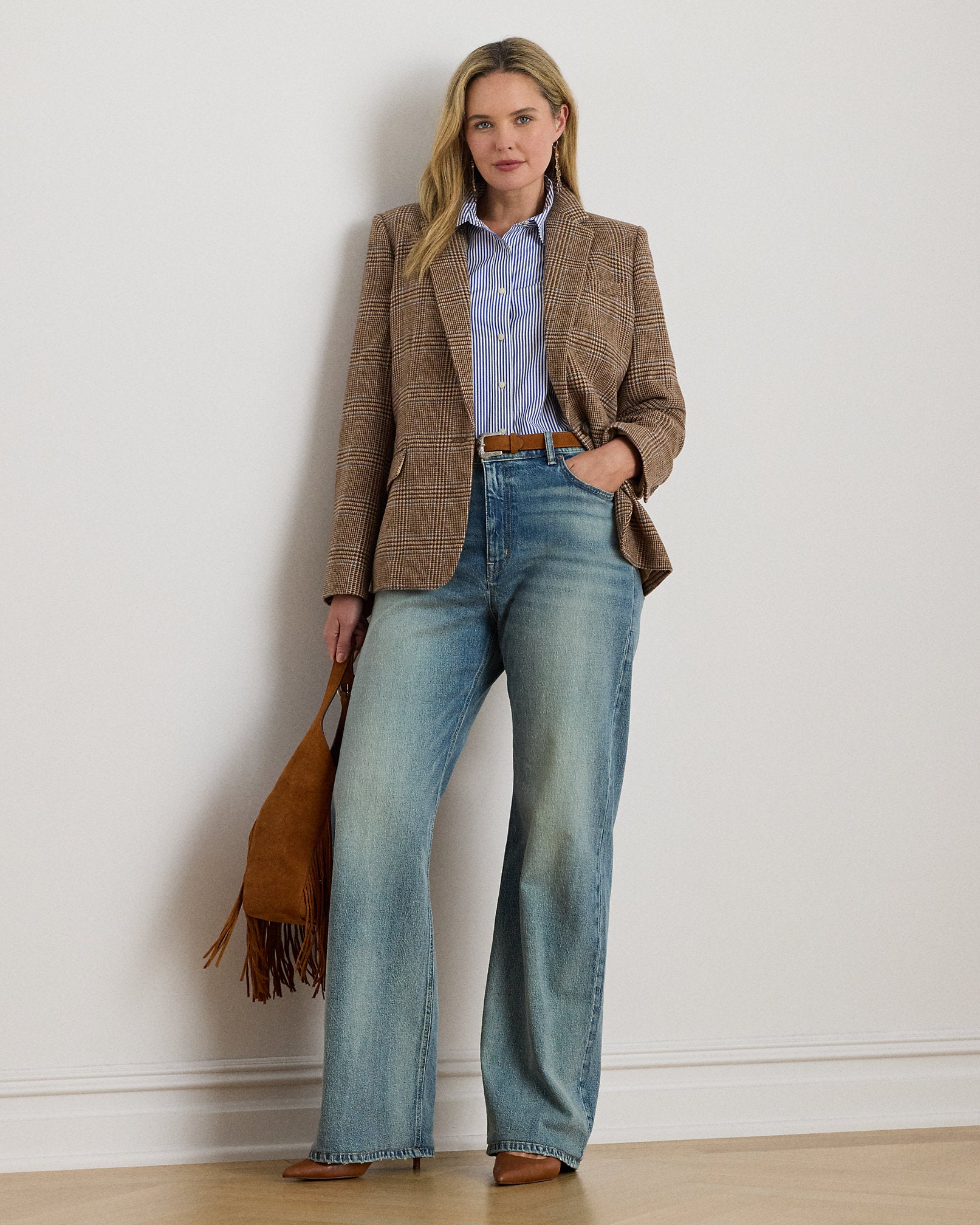 Ralph Lauren Glen Plaid WoolBlend Twill Blazer