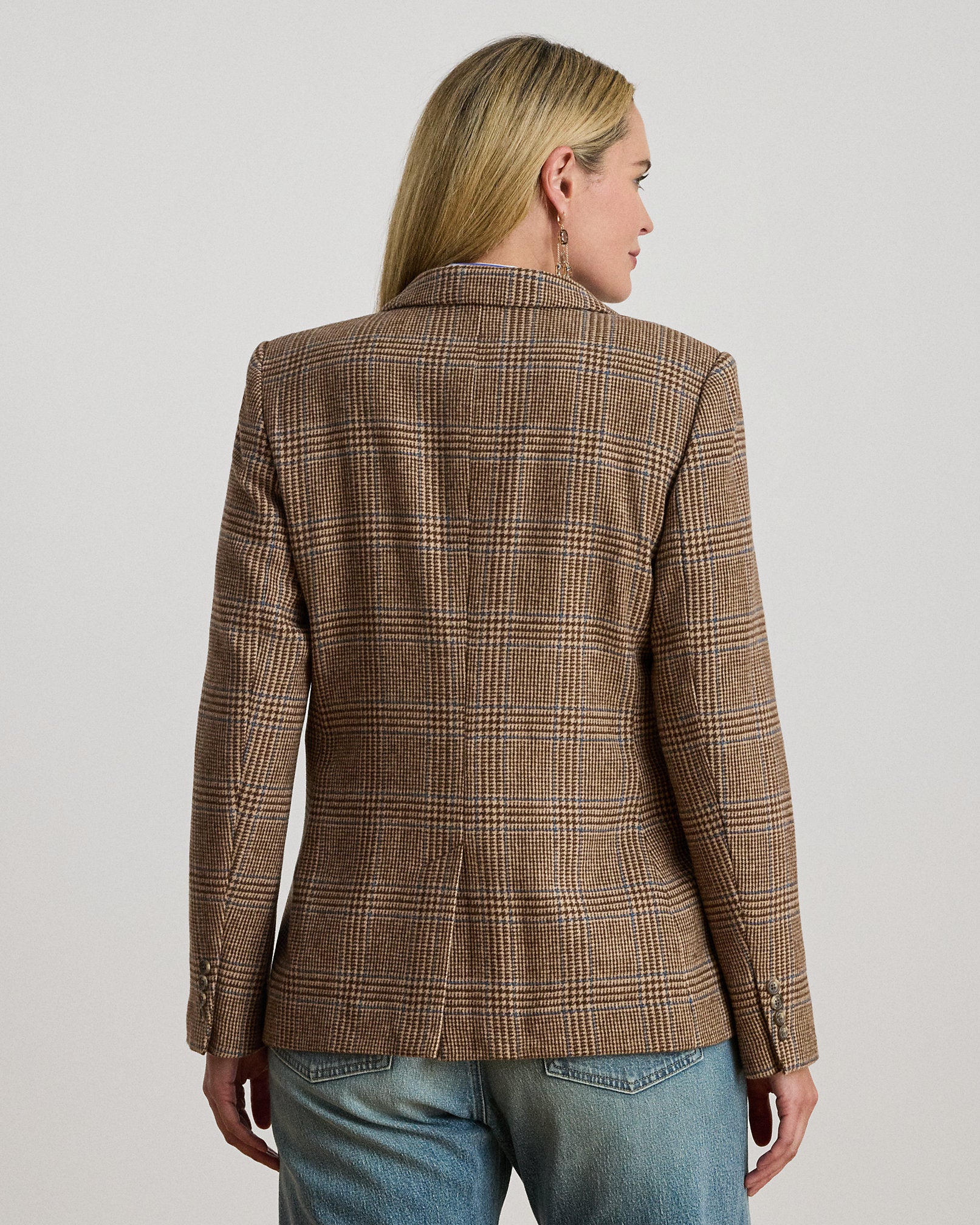 Ralph Lauren Glen Plaid WoolBlend Twill Blazer