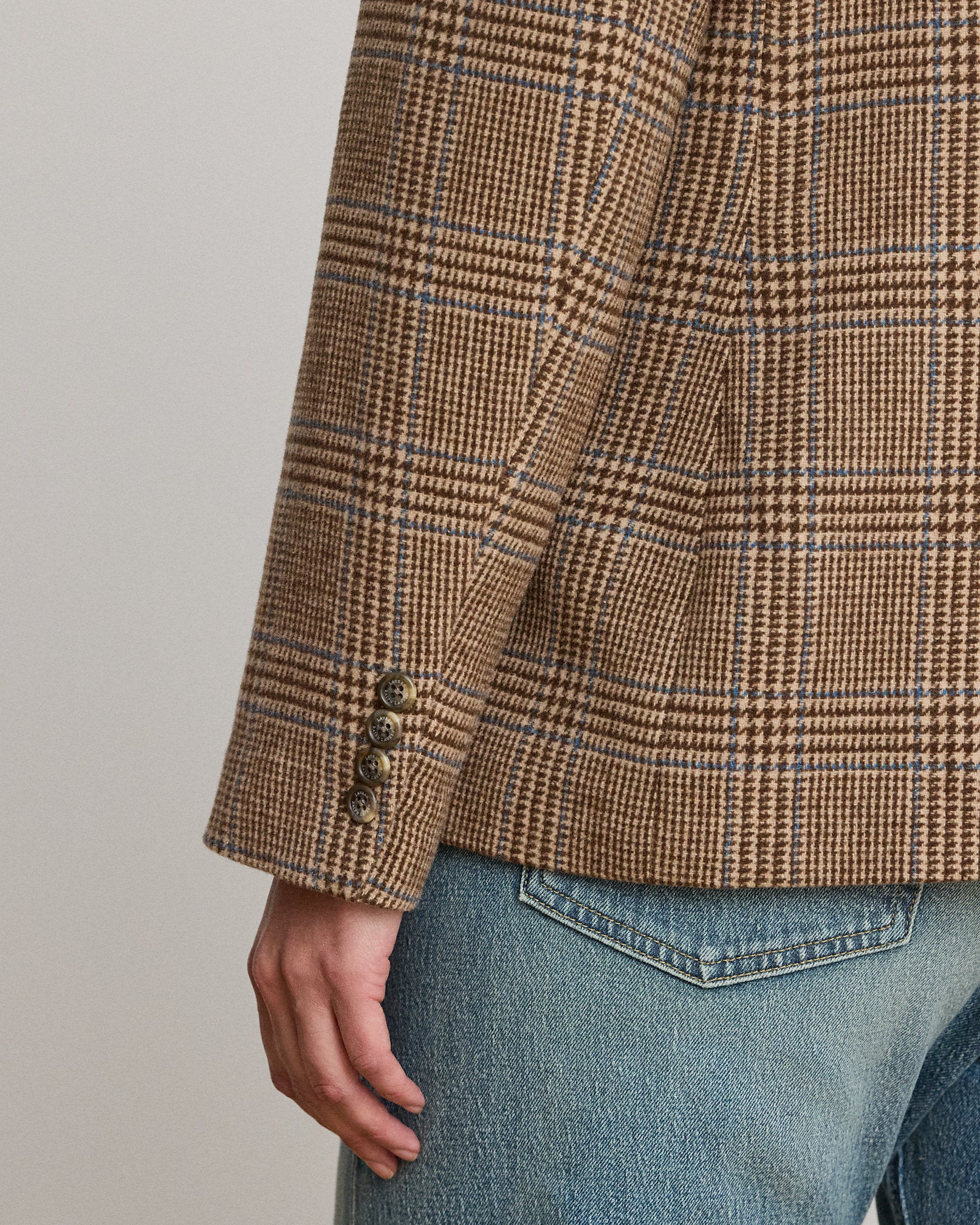 Ralph Lauren Glen Plaid WoolBlend Twill Blazer