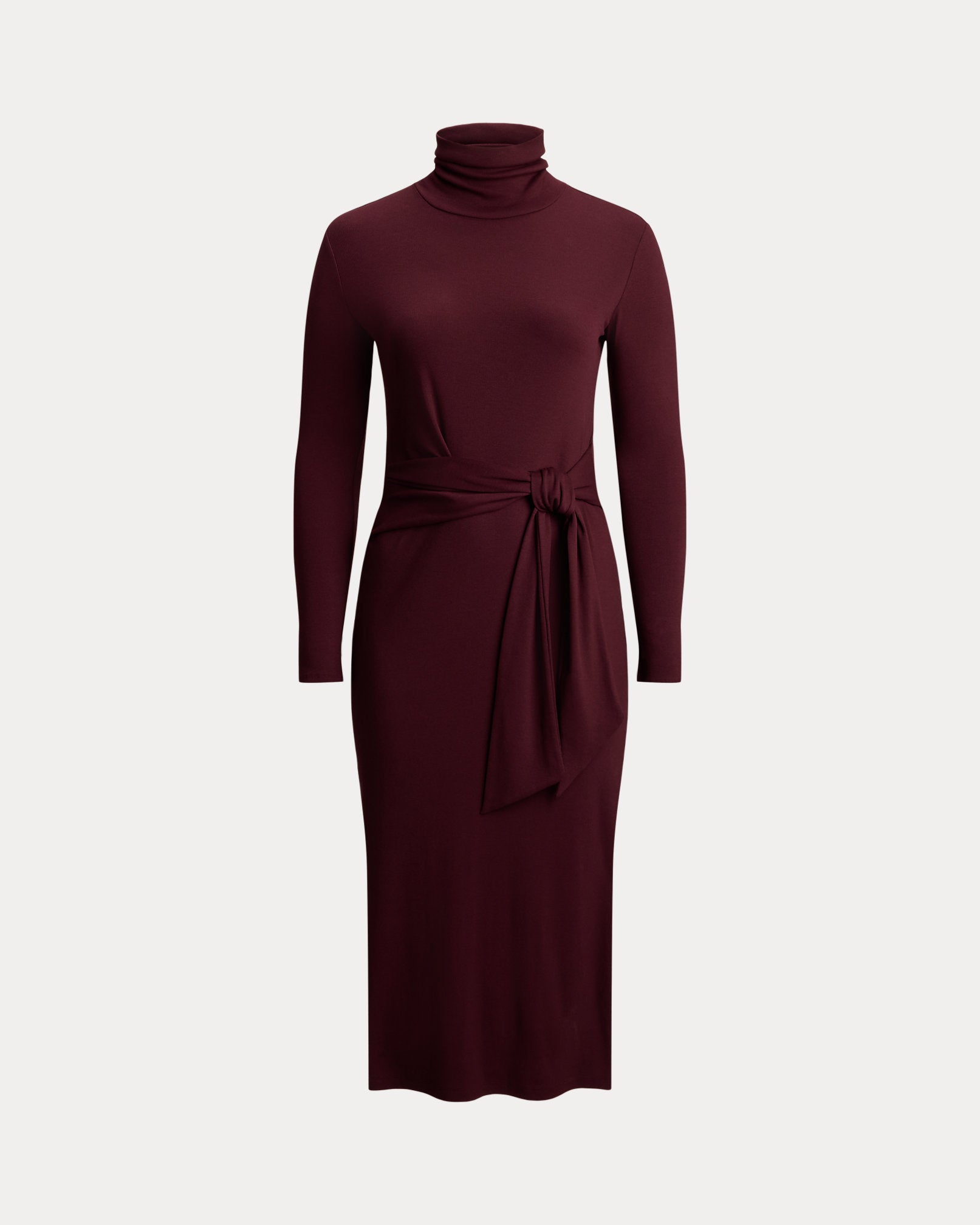 Ralph Lauren TieFront Turtleneck Dress
