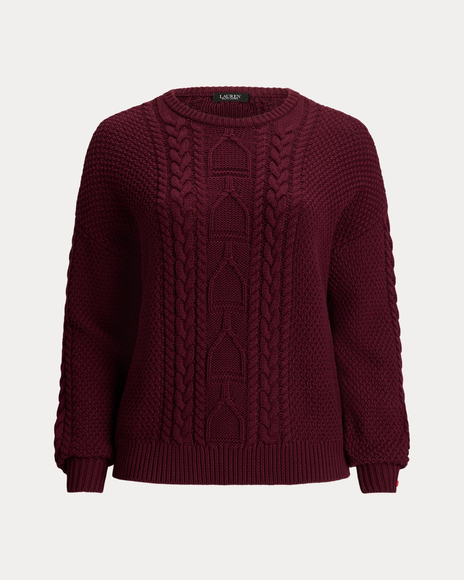 Ralph Lauren CableKnit Cotton Crewneck Sweater