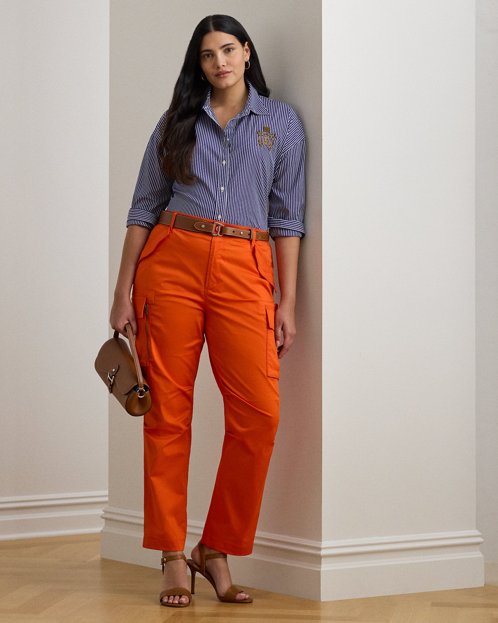 Ralph Lauren Relaxed Fit Striped Broadcloth Shirt