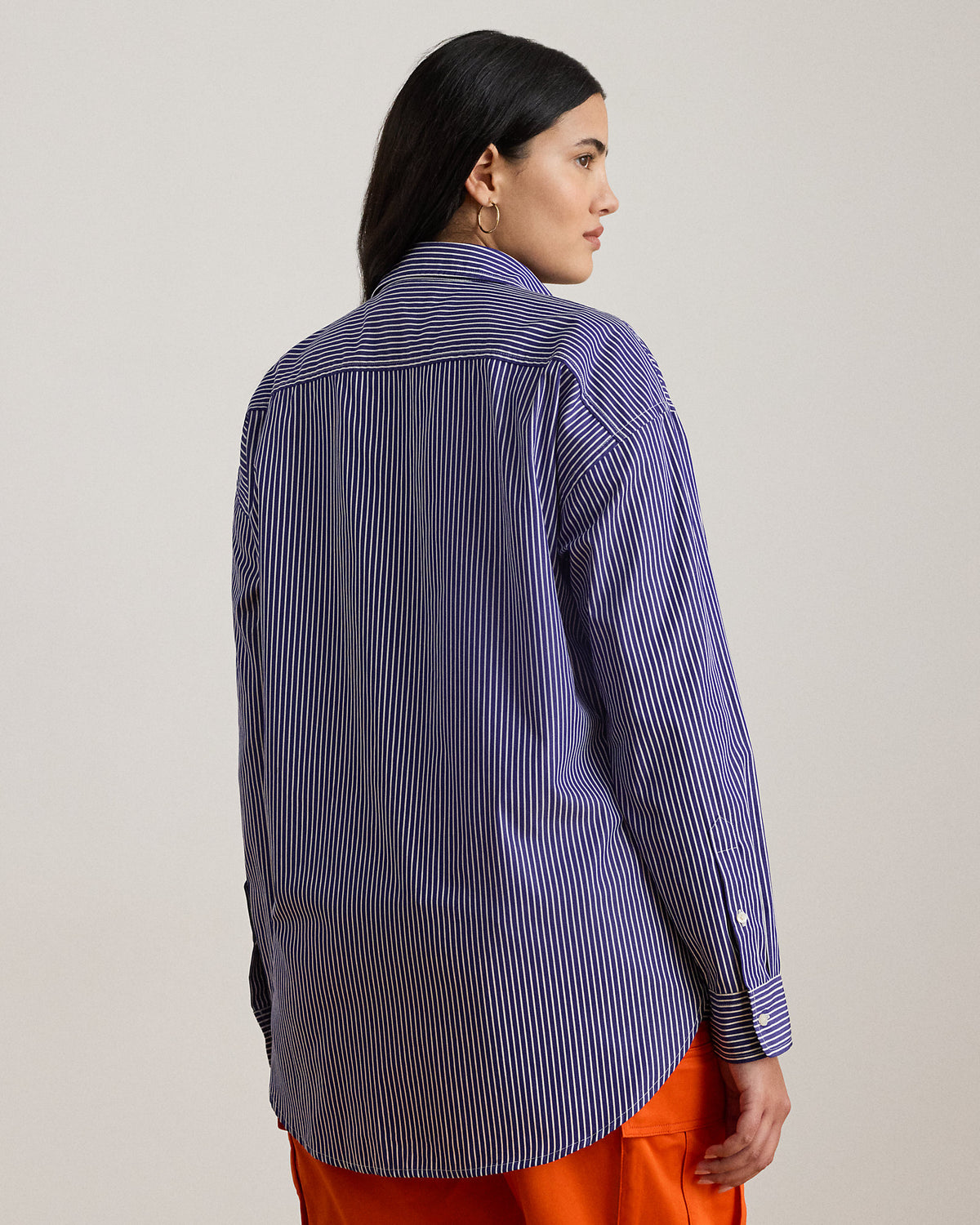 Ralph Lauren Relaxed Fit Striped Broadcloth Shirt