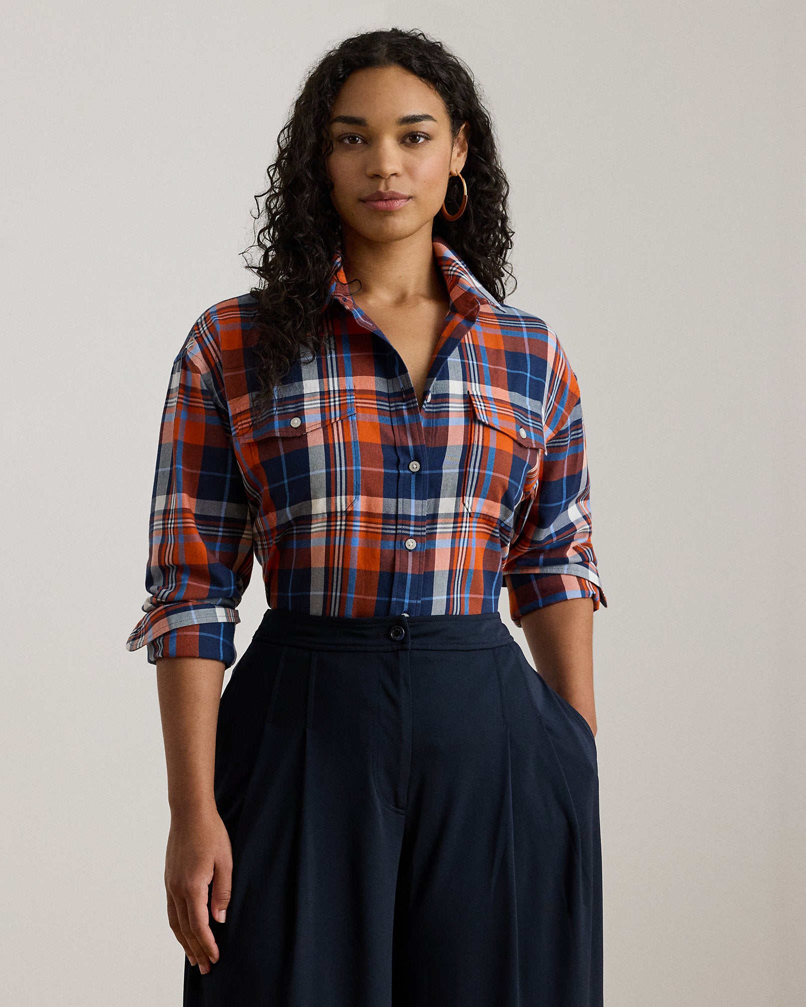 Ralph Lauren Plaid Cotton Twill Shirt