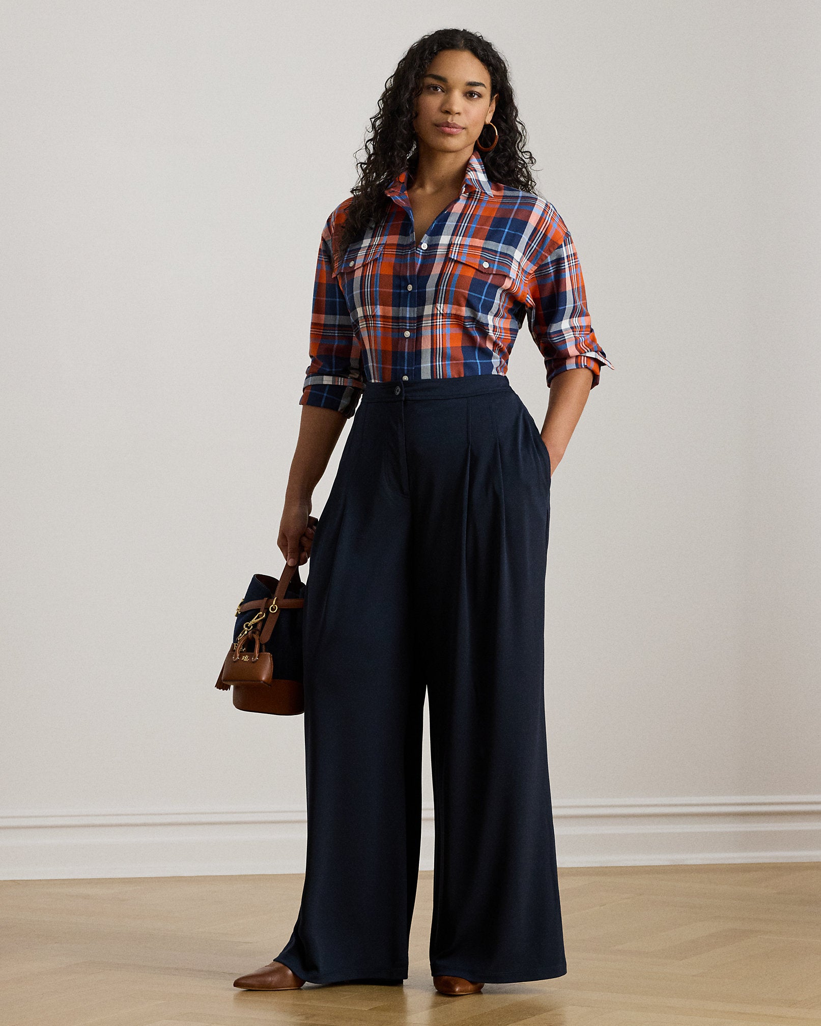 Ralph Lauren Plaid Cotton Twill Shirt