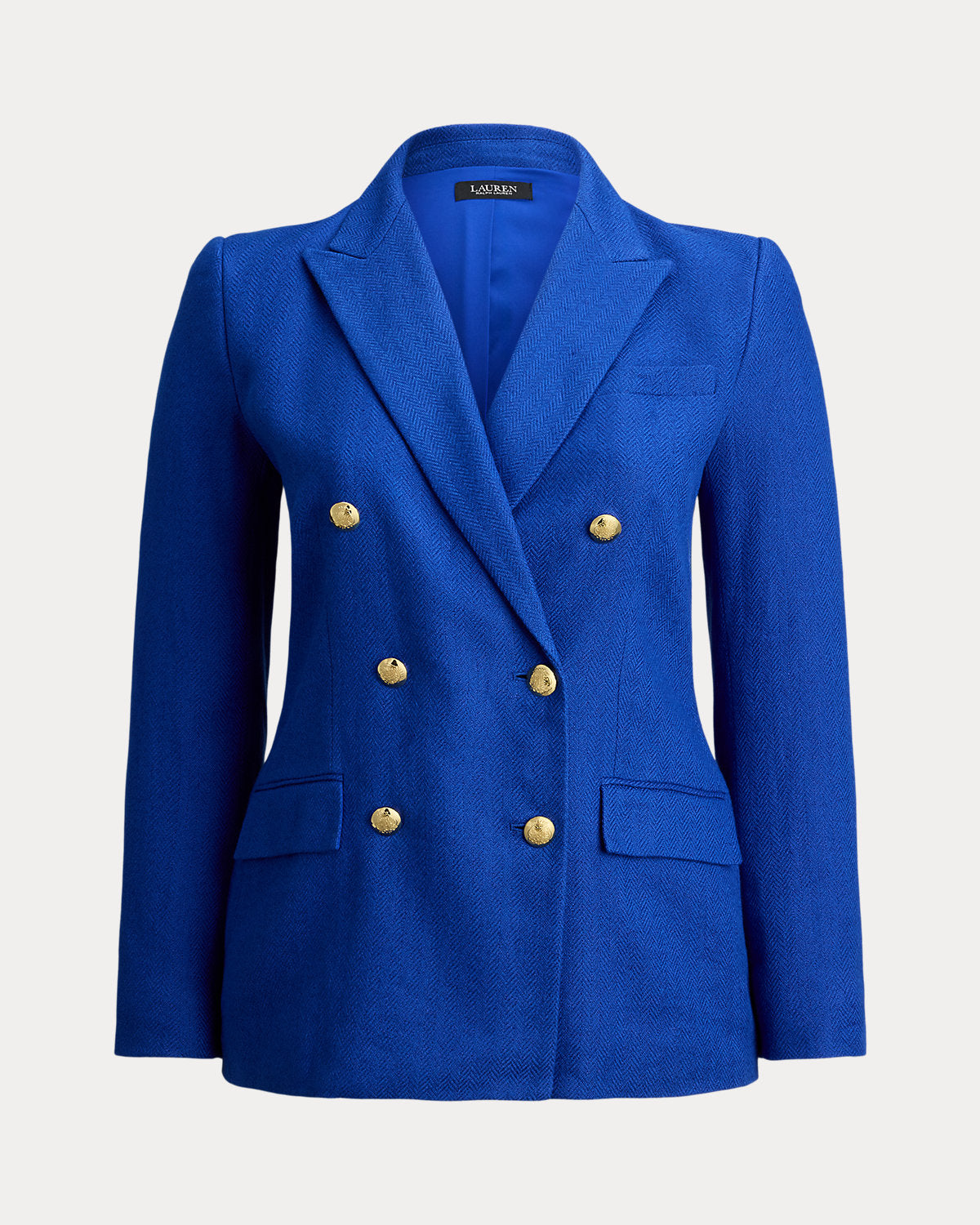 Ralph Lauren DoubleBreasted LinenCotton Blazer