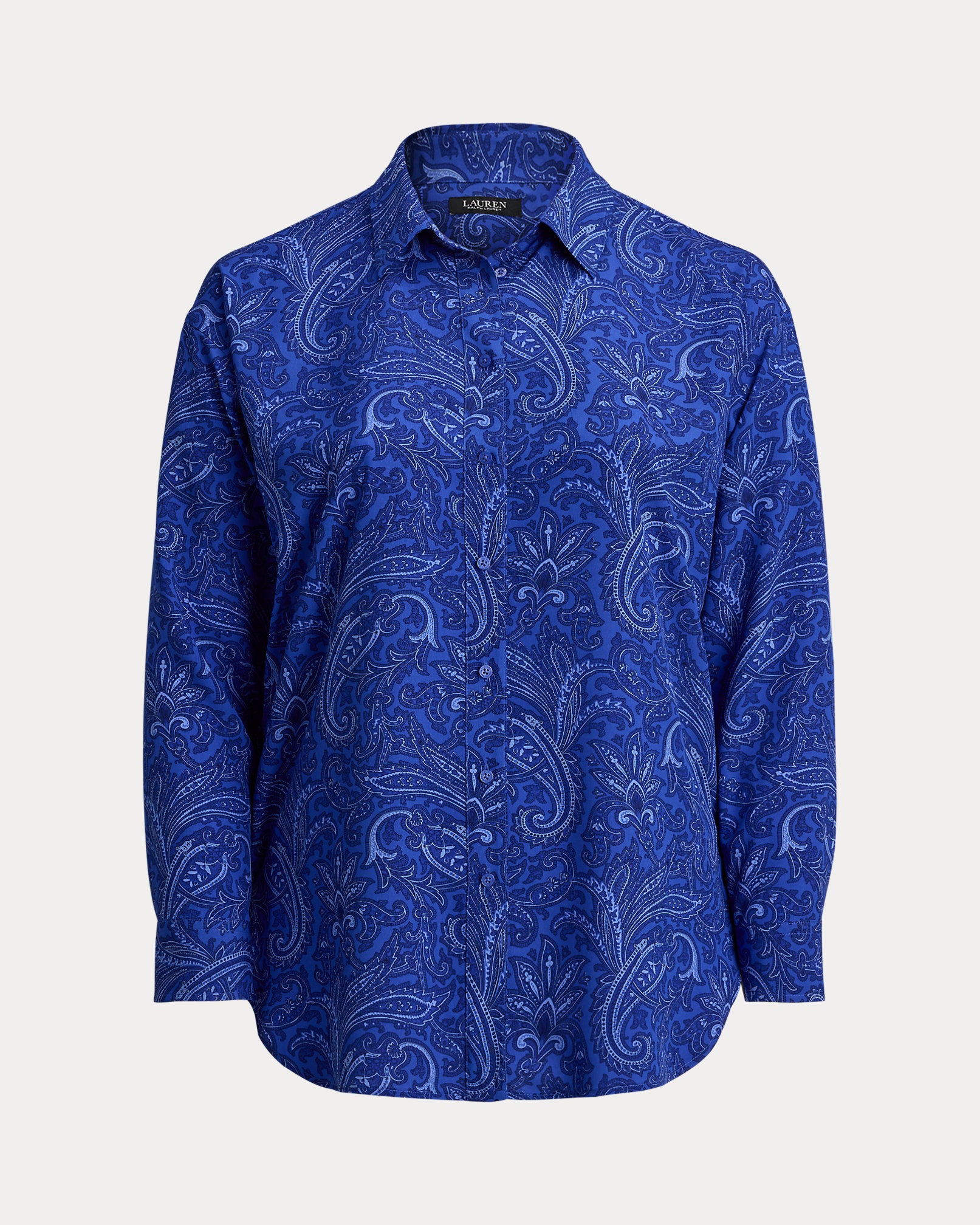 Ralph Lauren Relaxed Fit Paisley Crepe Shirt