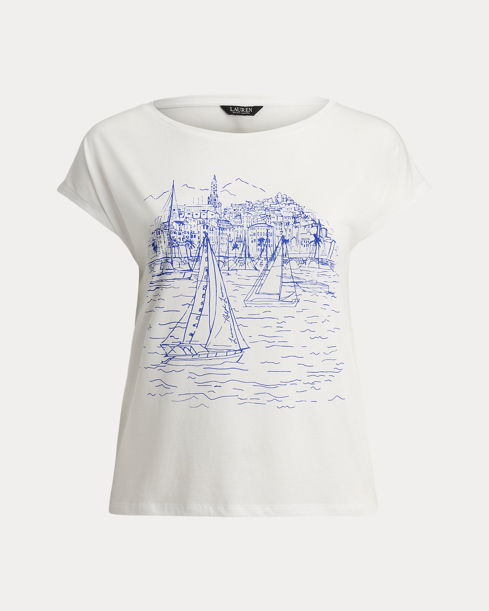Ralph Lauren Graphic CottonModal Jersey Tee