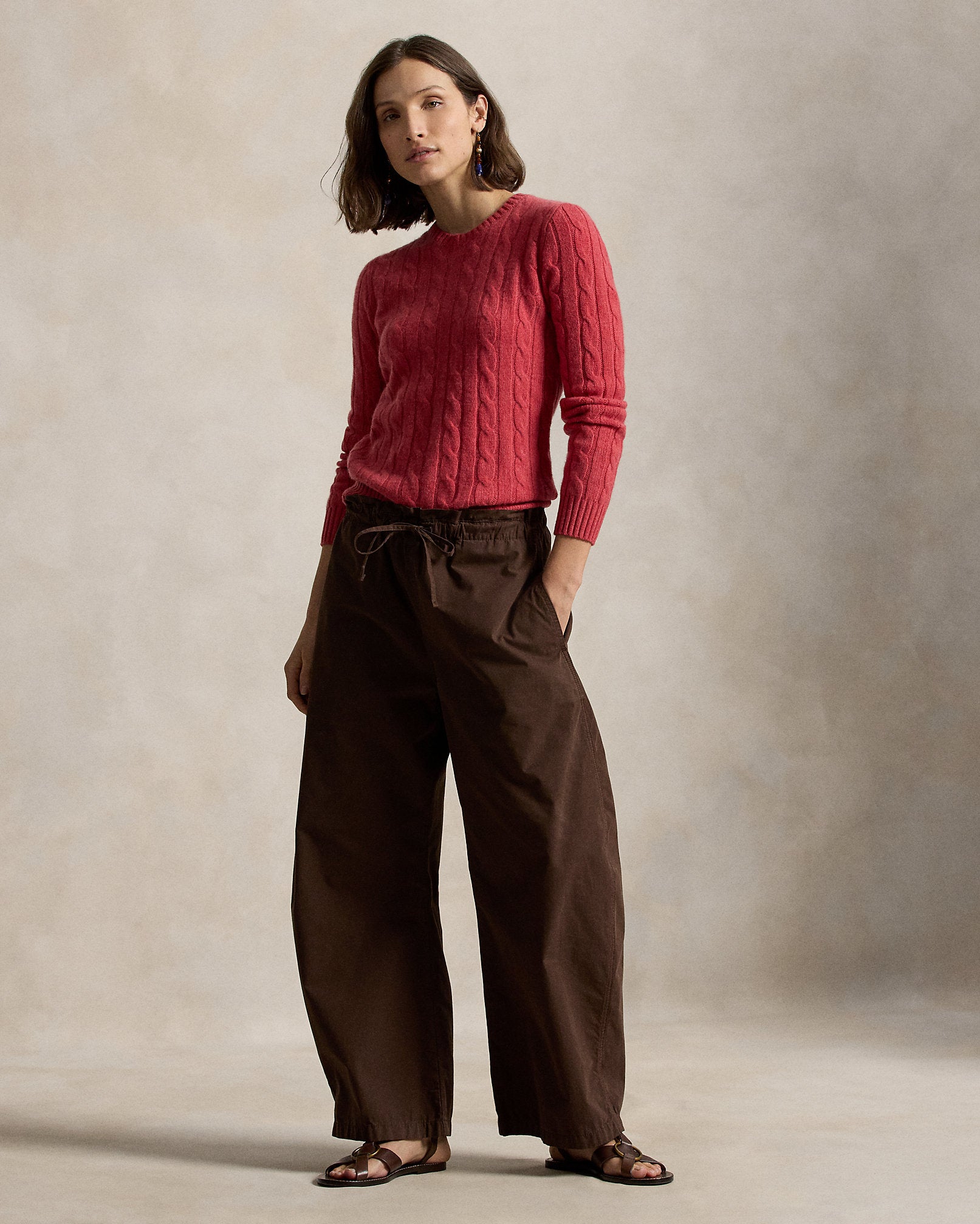 Ralph Lauren CableKnit Cashmere Sweater