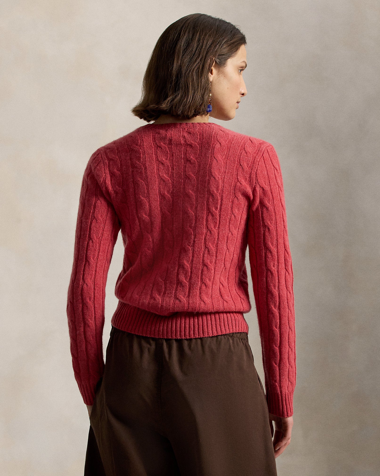Ralph Lauren CableKnit Cashmere Sweater
