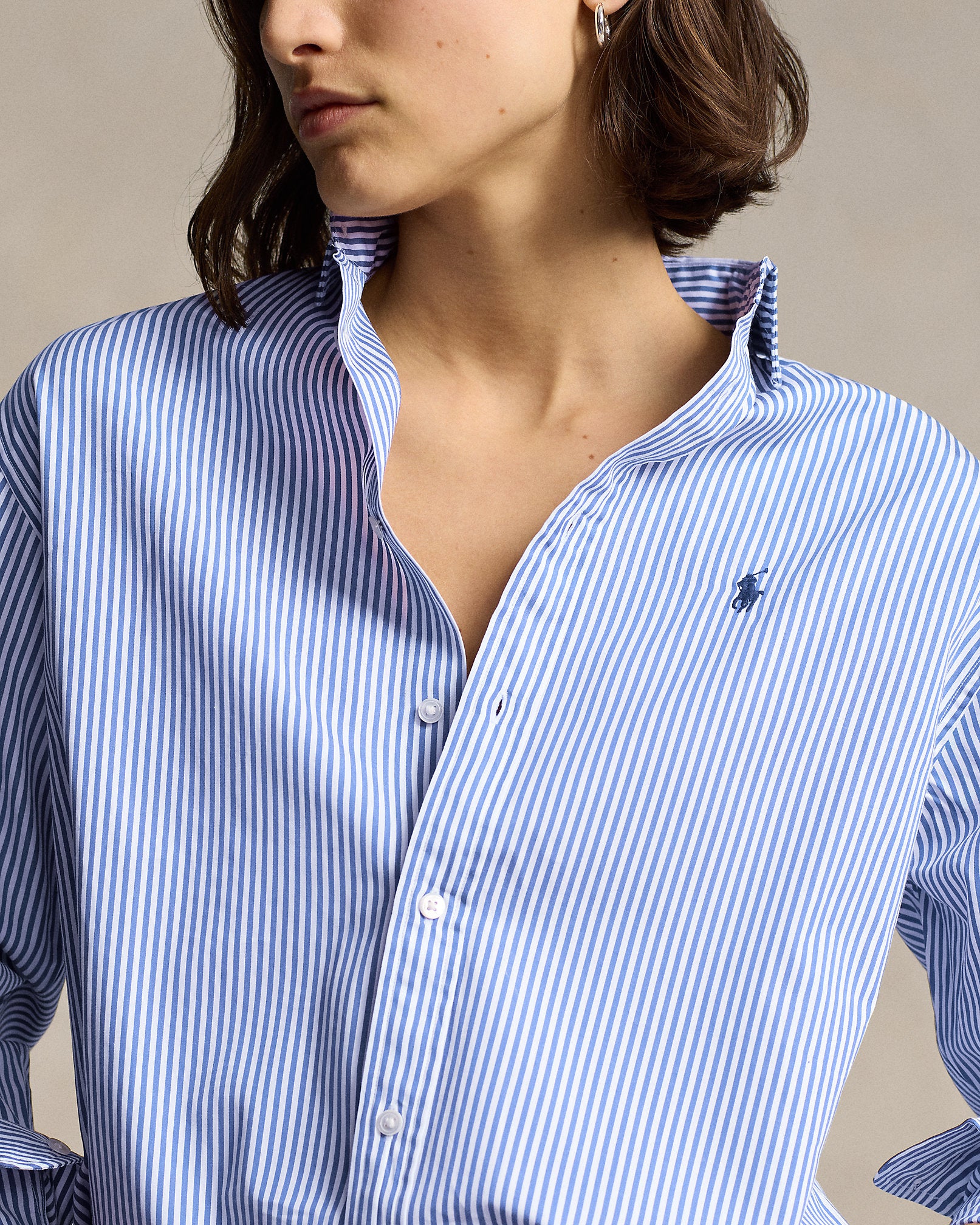 Ralph Lauren Relaxed Fit Striped Cotton Shirt