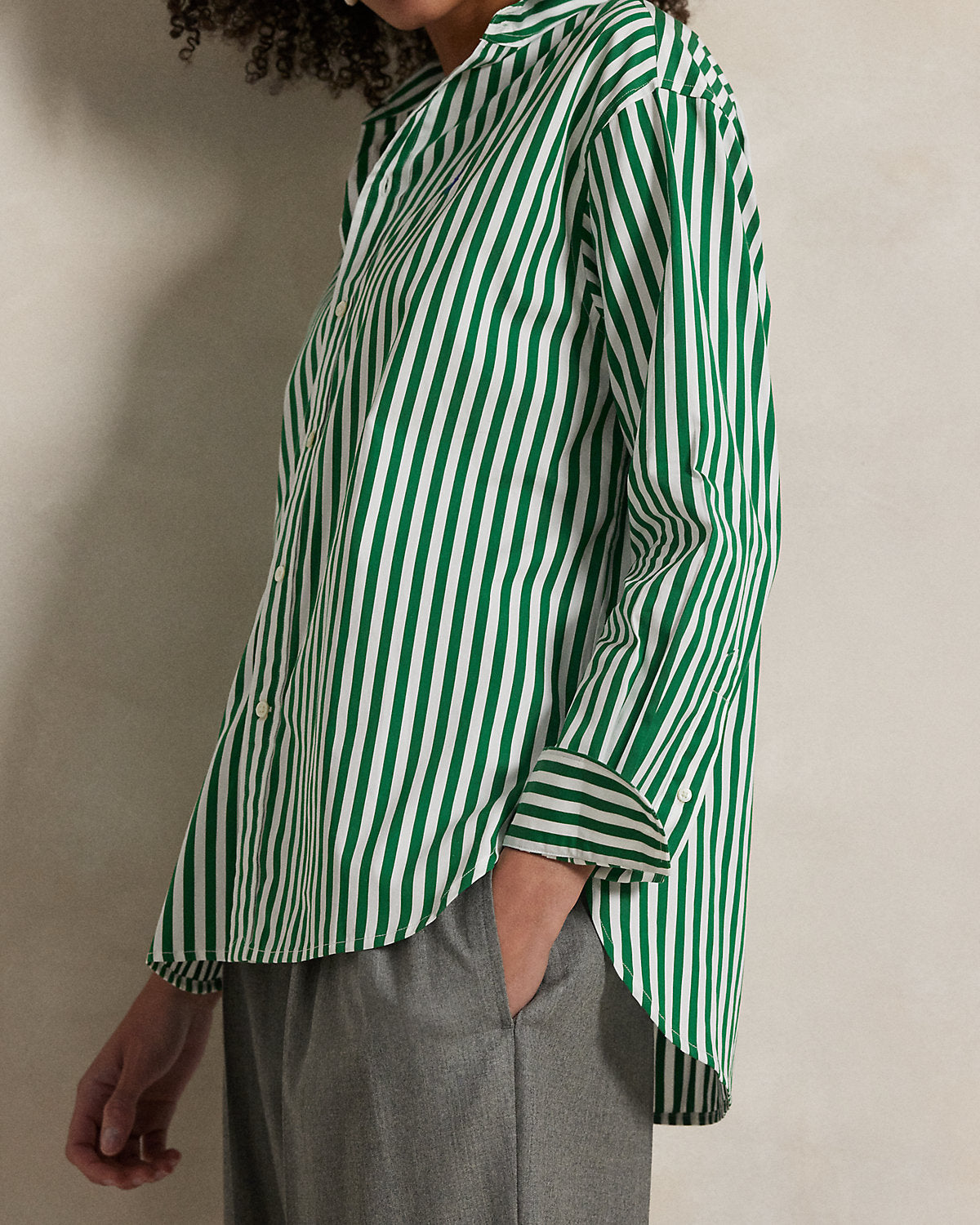 Ralph Lauren Relaxed Fit Striped Cotton Shirt