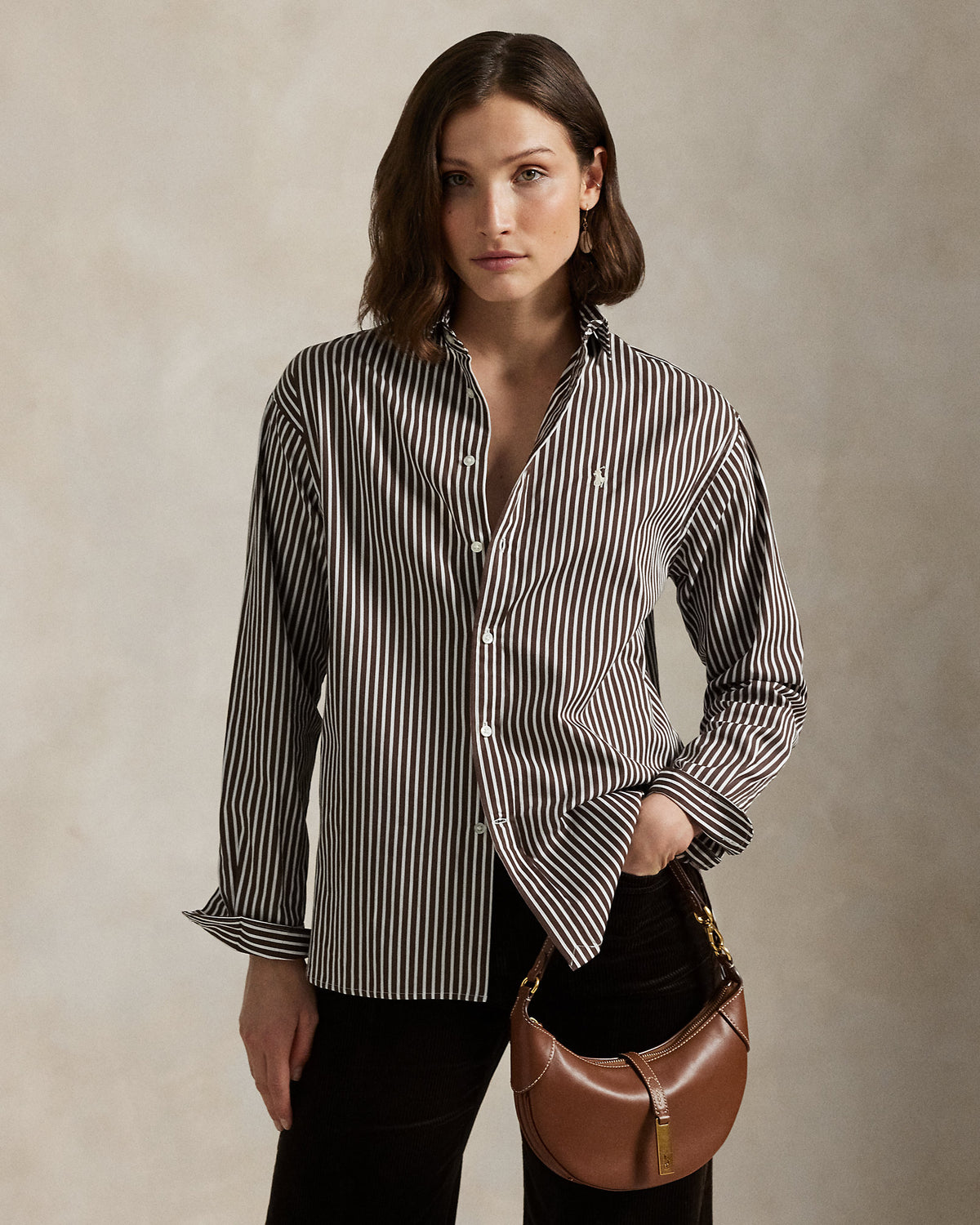 Ralph Lauren Relaxed Fit Striped Cotton Shirt