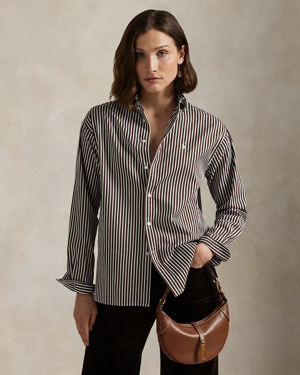 Ralph Lauren Relaxed Fit Striped Cotton Shirt