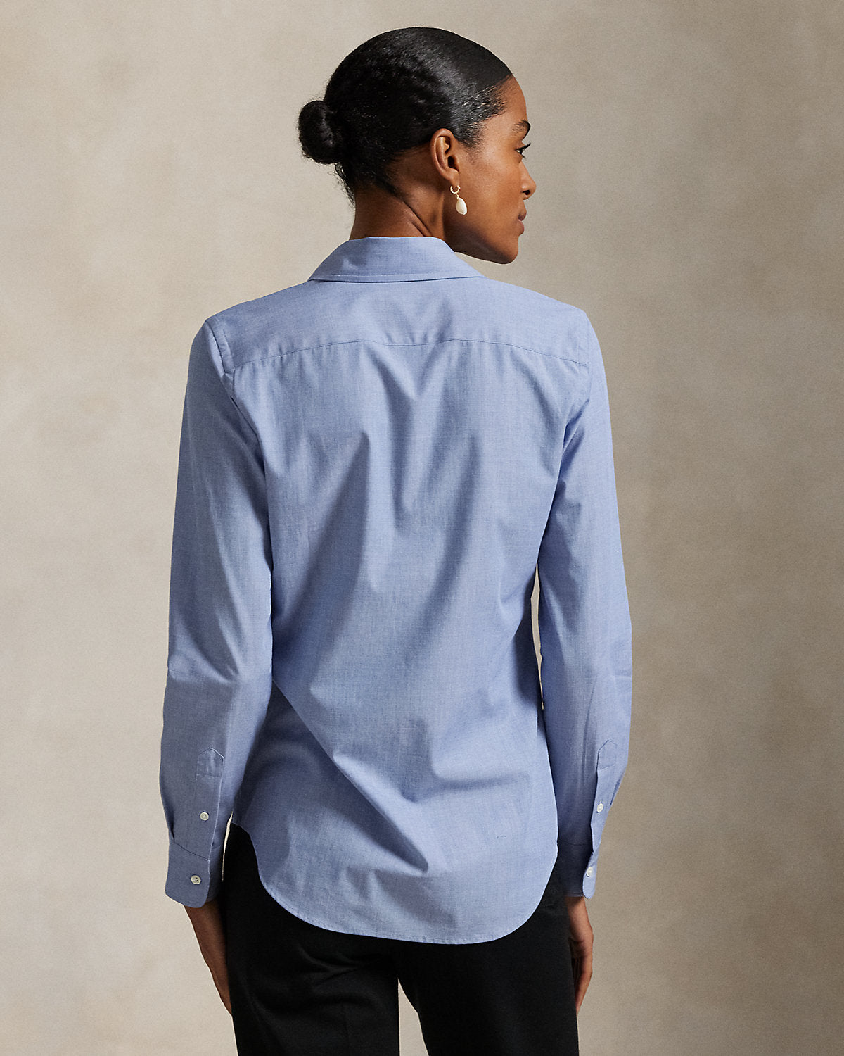 Ralph Lauren EndOnEnd Stretch Slim Fit Cotton Shirt