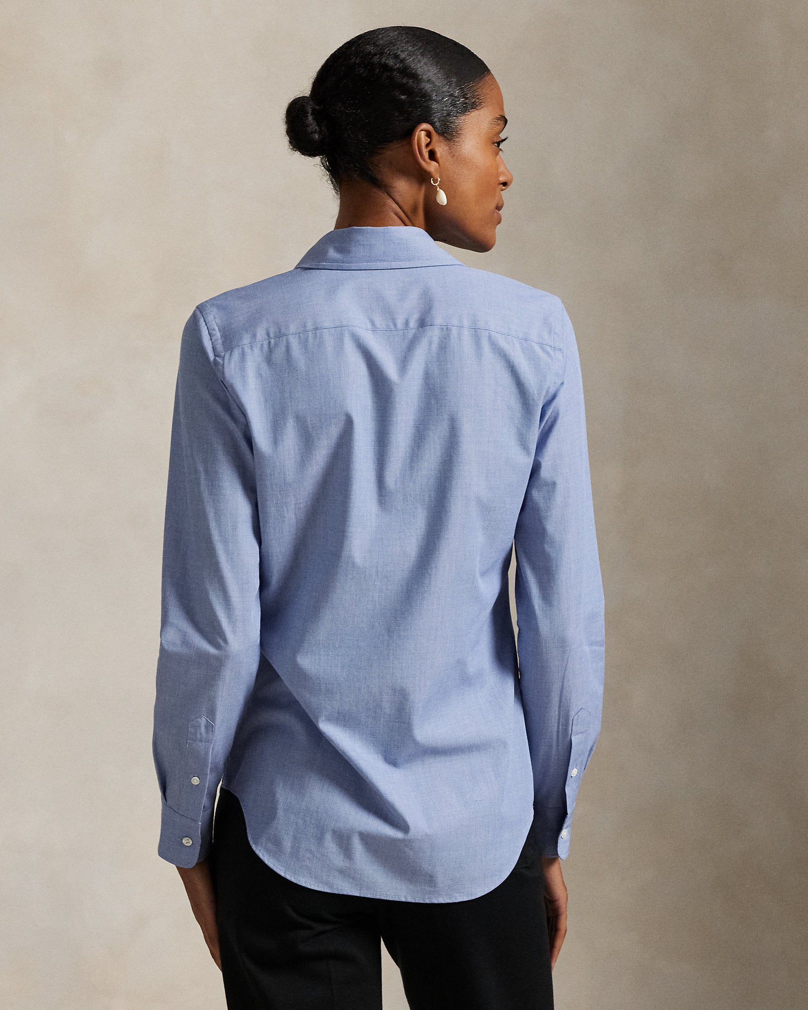 Ralph Lauren EndOnEnd Stretch Slim Fit Cotton Shirt