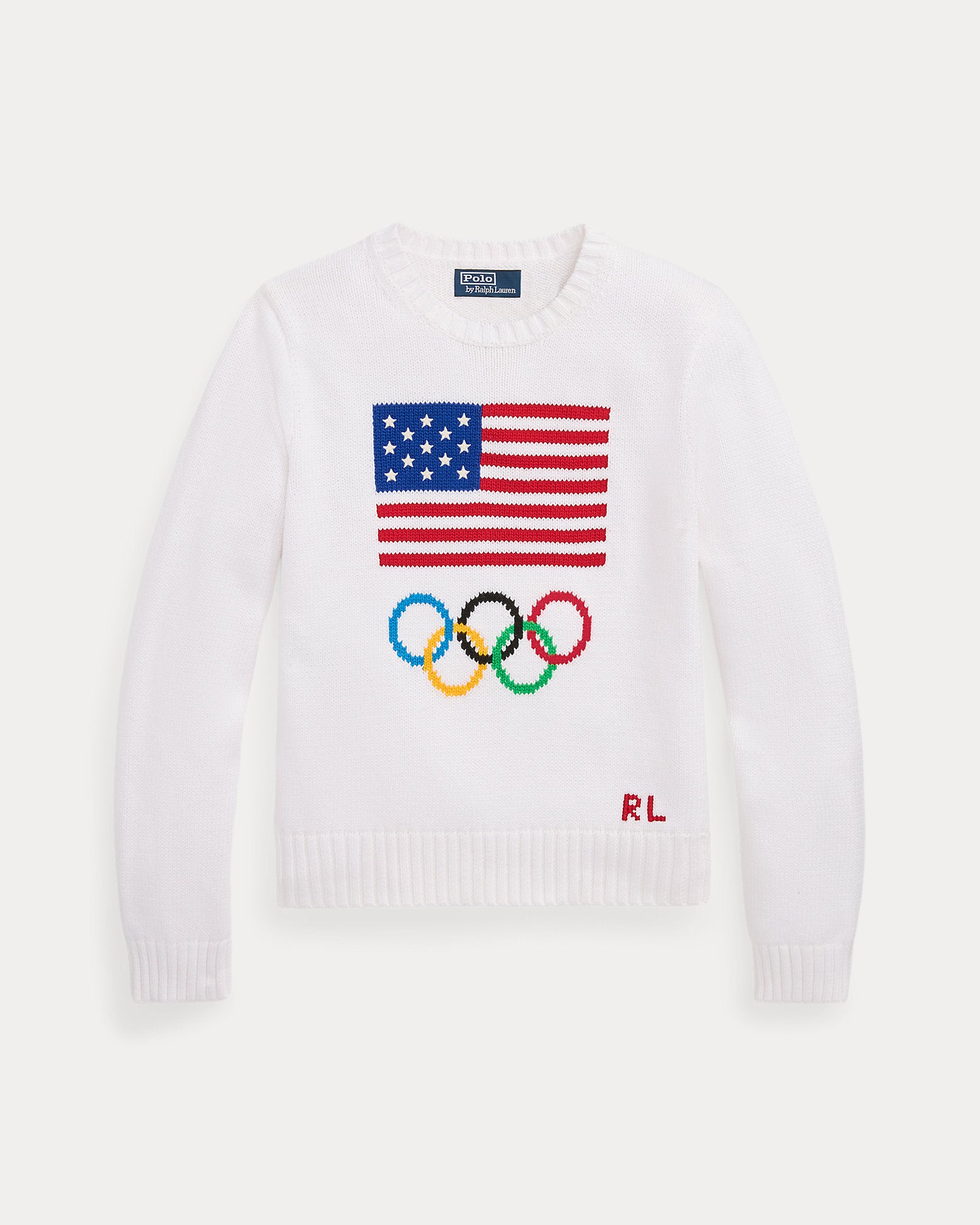 Ralph Lauren Team USA Graphic Cotton Sweater