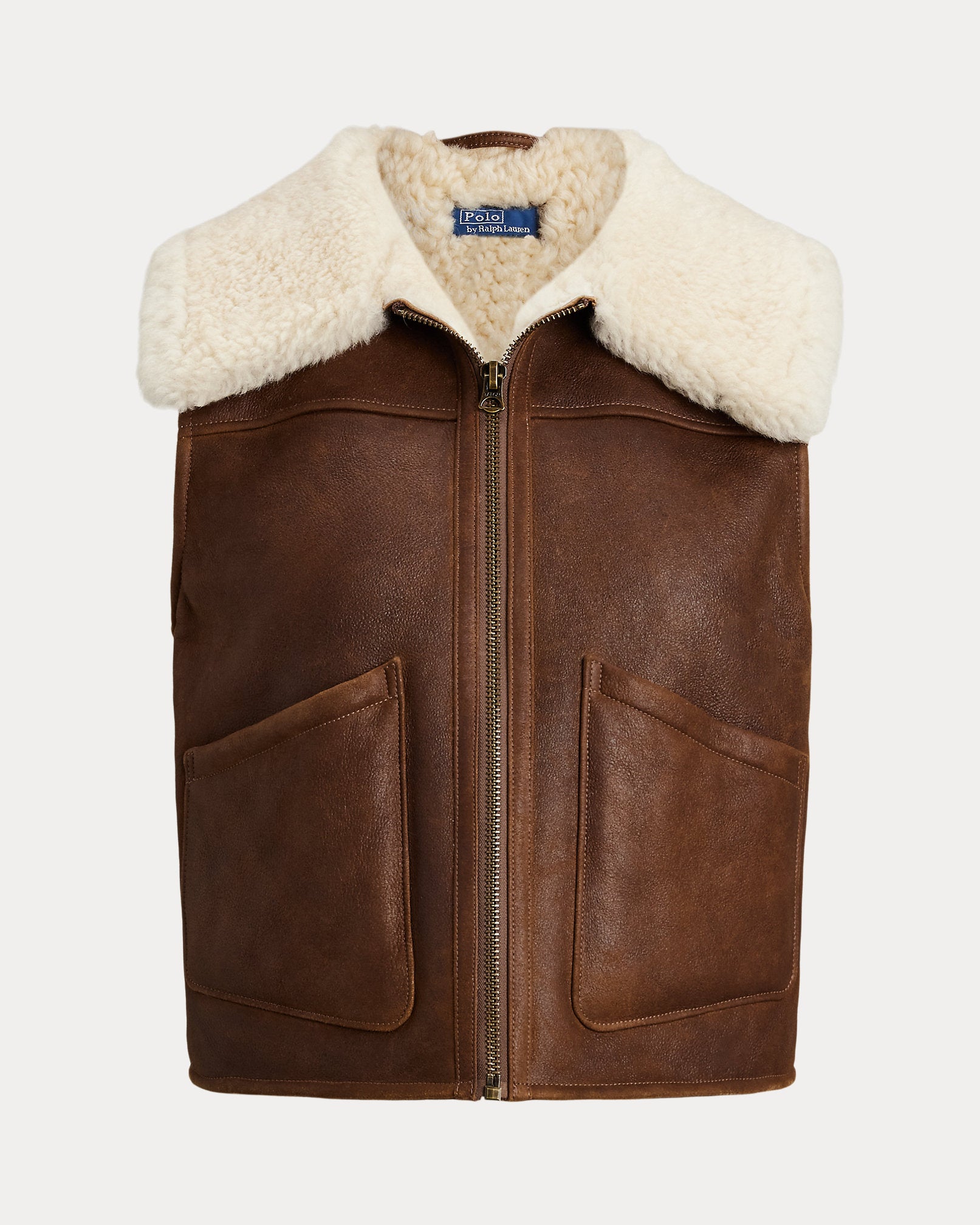 Ralph Lauren Shearling FullZip Vest