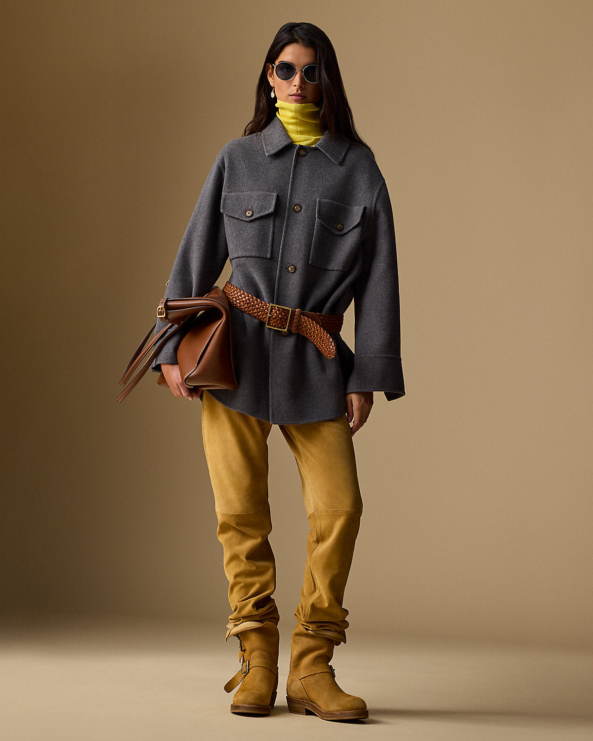 Ralph Lauren DoubleFaced Wool Shirt Jacket