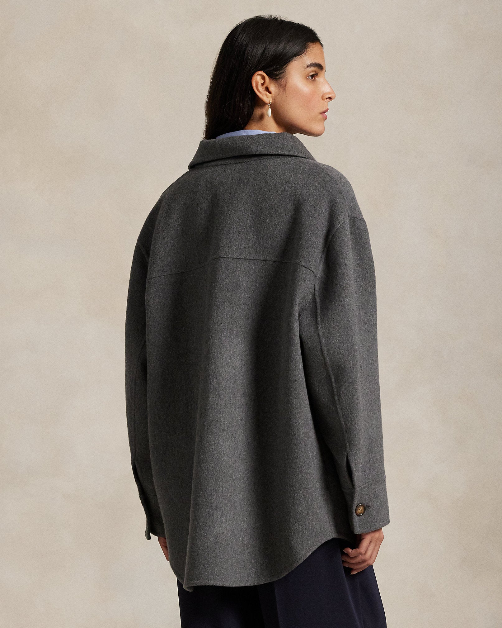 Ralph Lauren DoubleFaced Wool Shirt Jacket