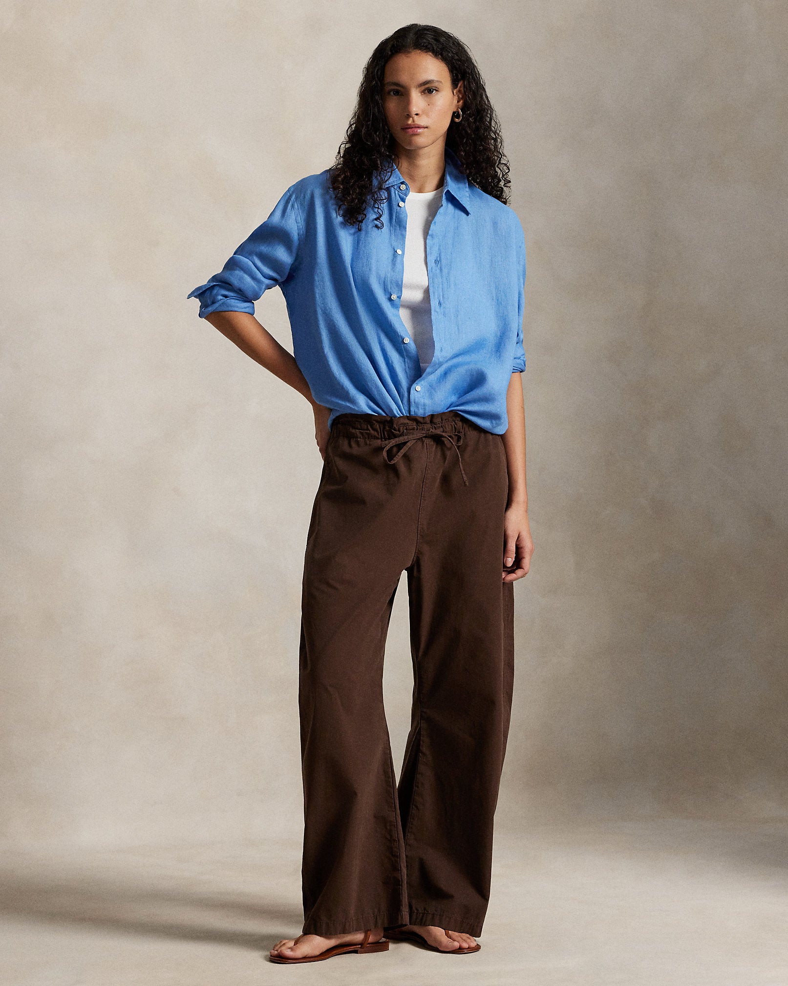 Ralph Lauren Oversize Fit Linen Shirt