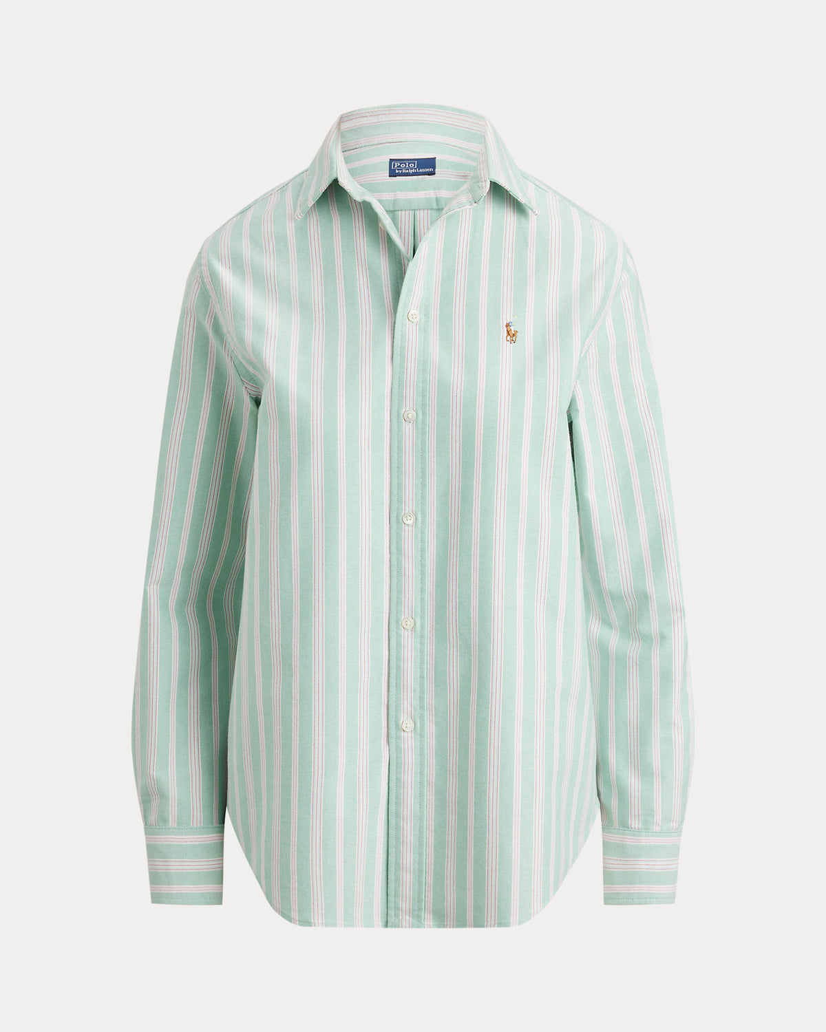 Ralph Lauren Classic Fit Striped Cotton Oxford Shirt