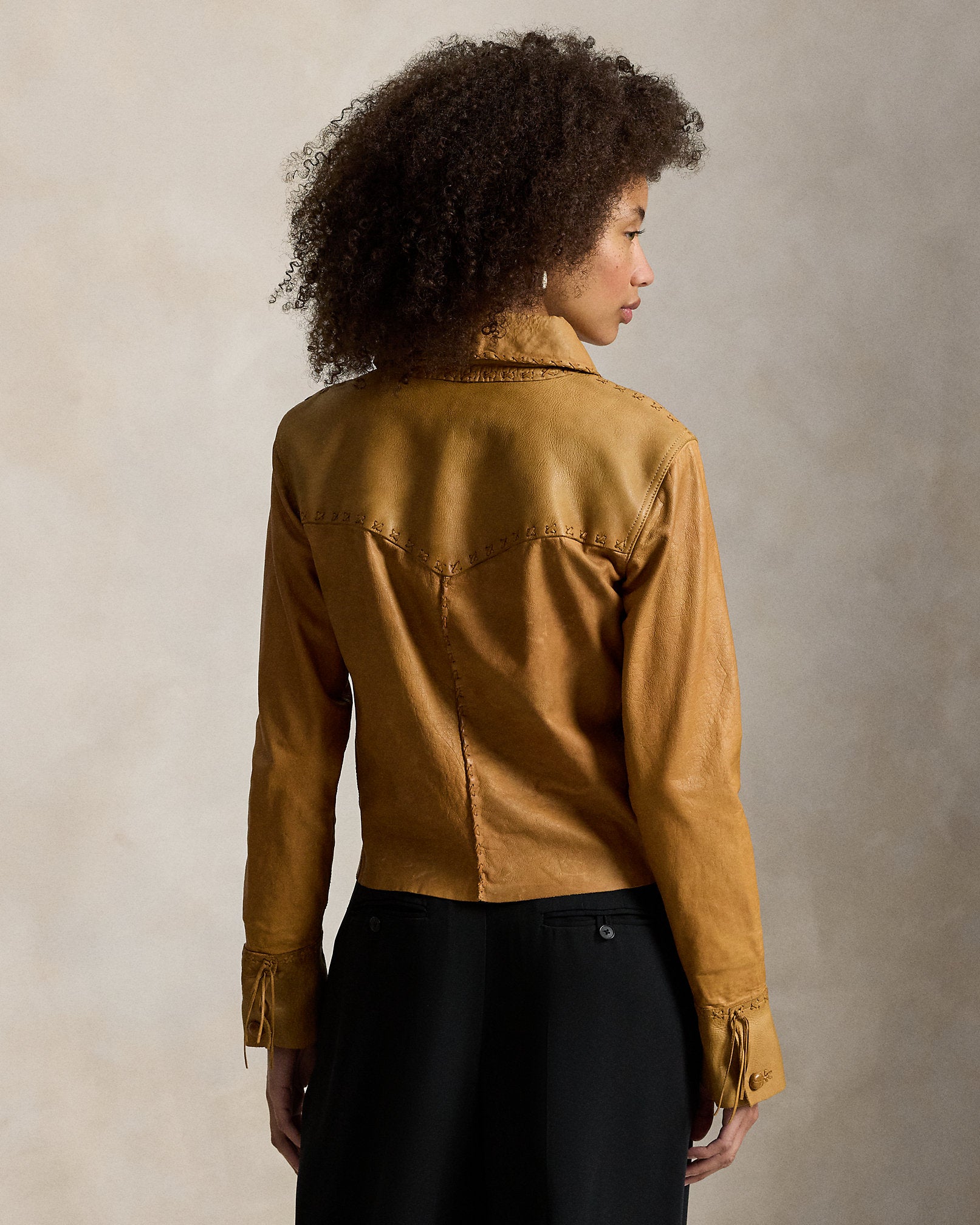 Ralph Lauren Western Leather Shirt Jacket