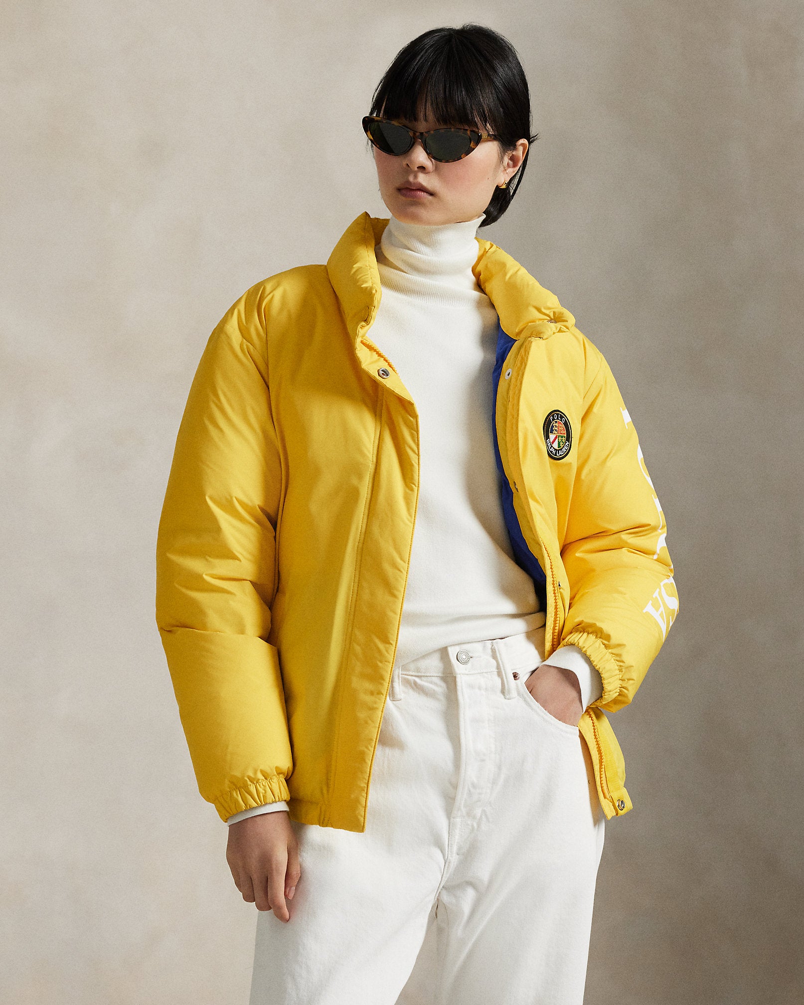 Ralph Lauren Logo Down Puffer Jacket