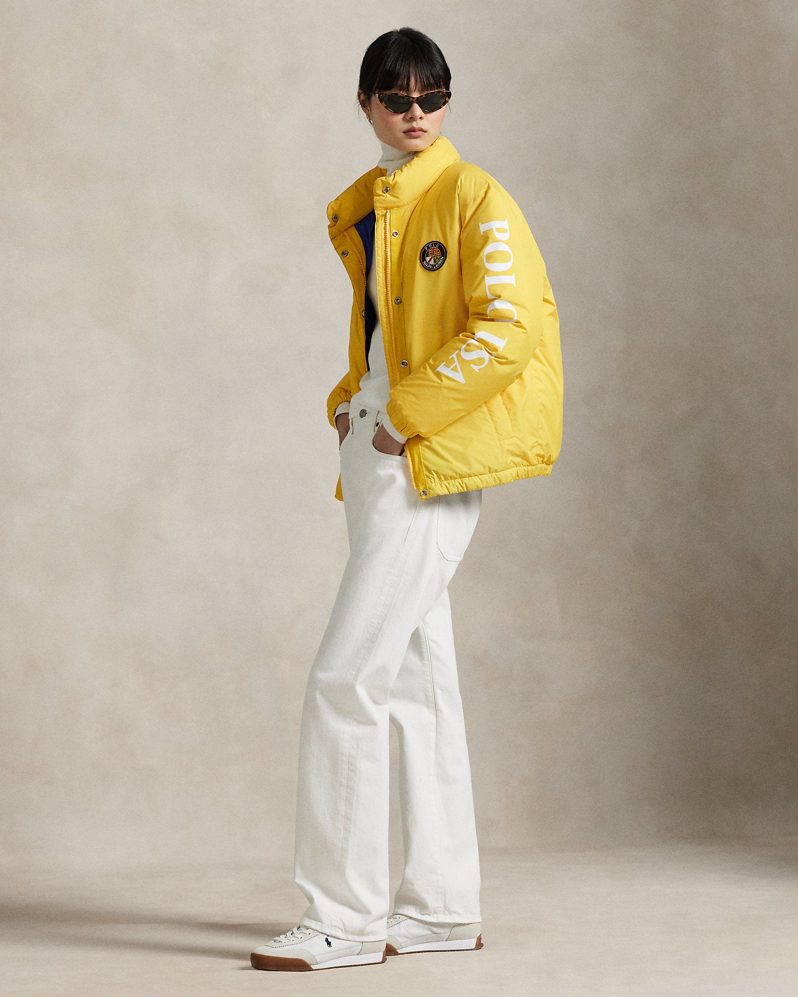 Ralph Lauren Logo Down Puffer Jacket